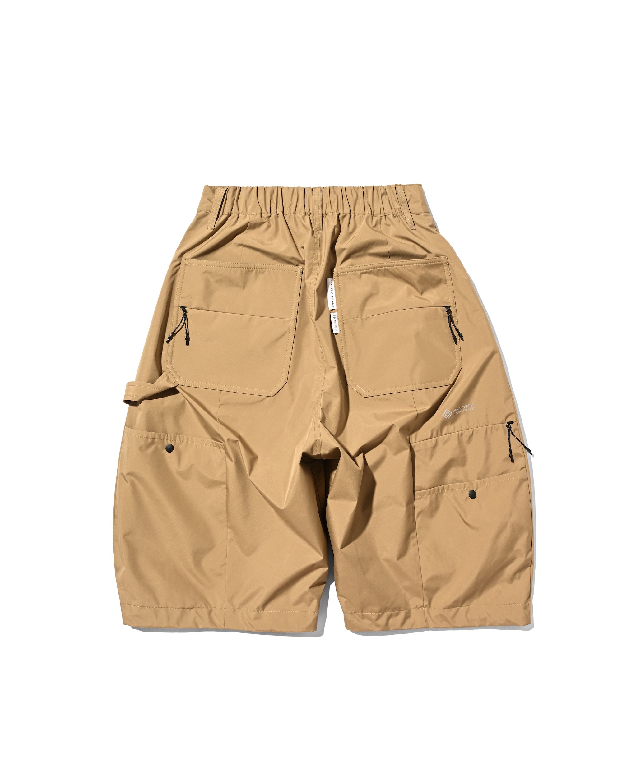 【7.8 WED 20:00- IN STOCK】+PHENIX WINDSTOPPER® BY GORE-TEX LABS TWILL CITY MASSIVE UTILITY HALF PANTS (CAMEL BEIGE)