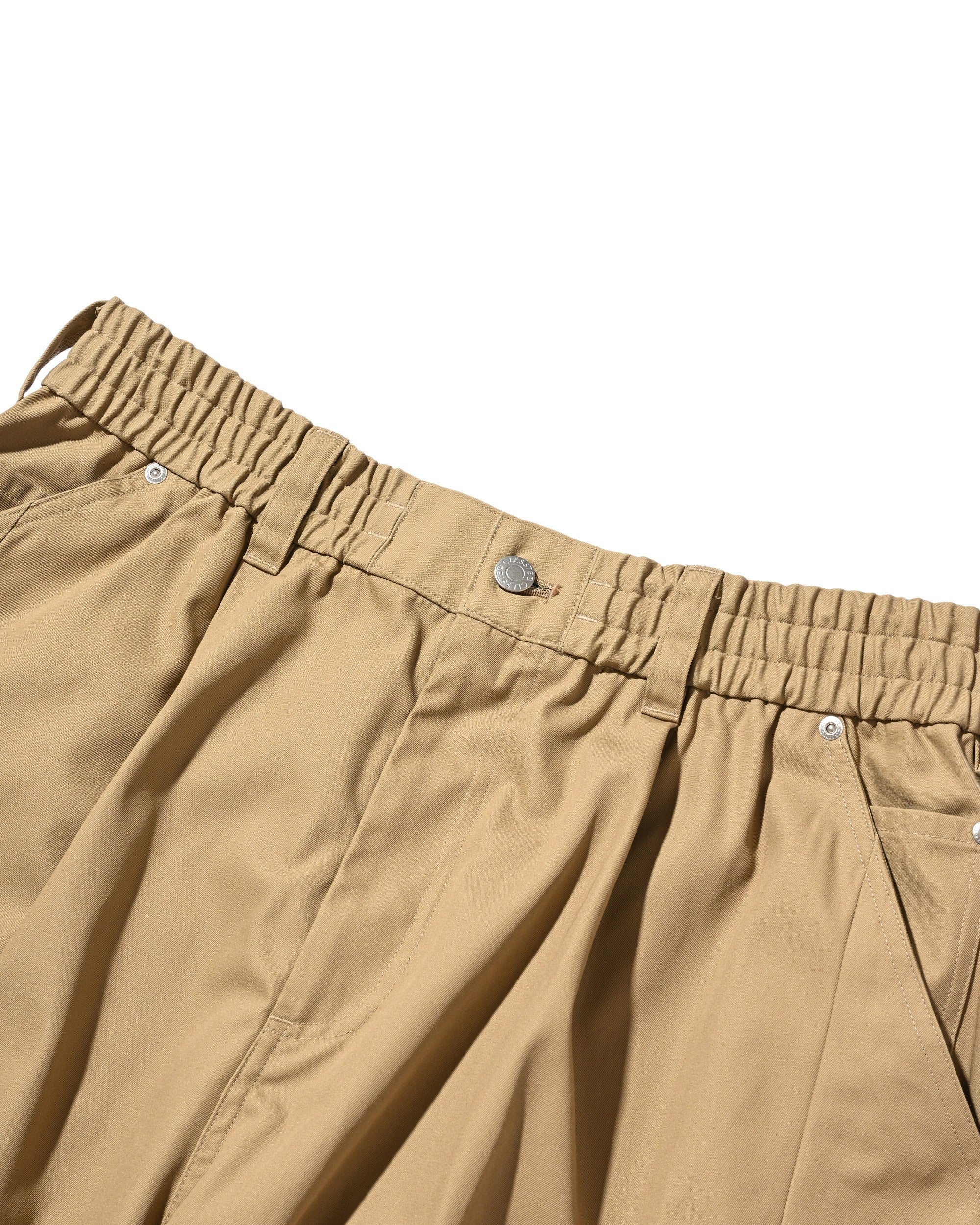【7.11 SAT 20:00- IN STOCK】T/C GABARDINE CITY WIDE PANTS (BEIGE)