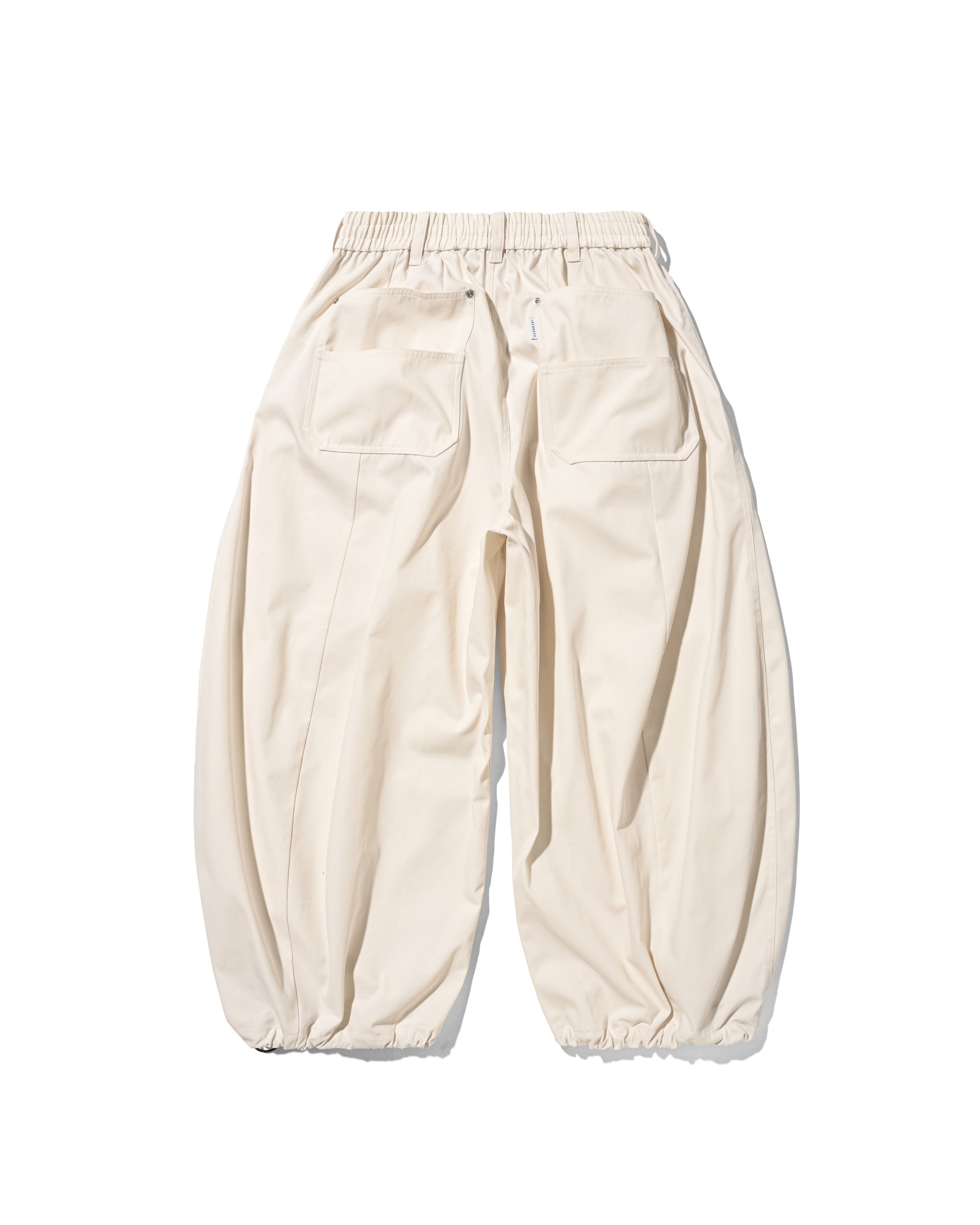 【7.11 SAT 20:00- IN STOCK】T/C GABARDINE CITY WIDE PANTS (IVORY)