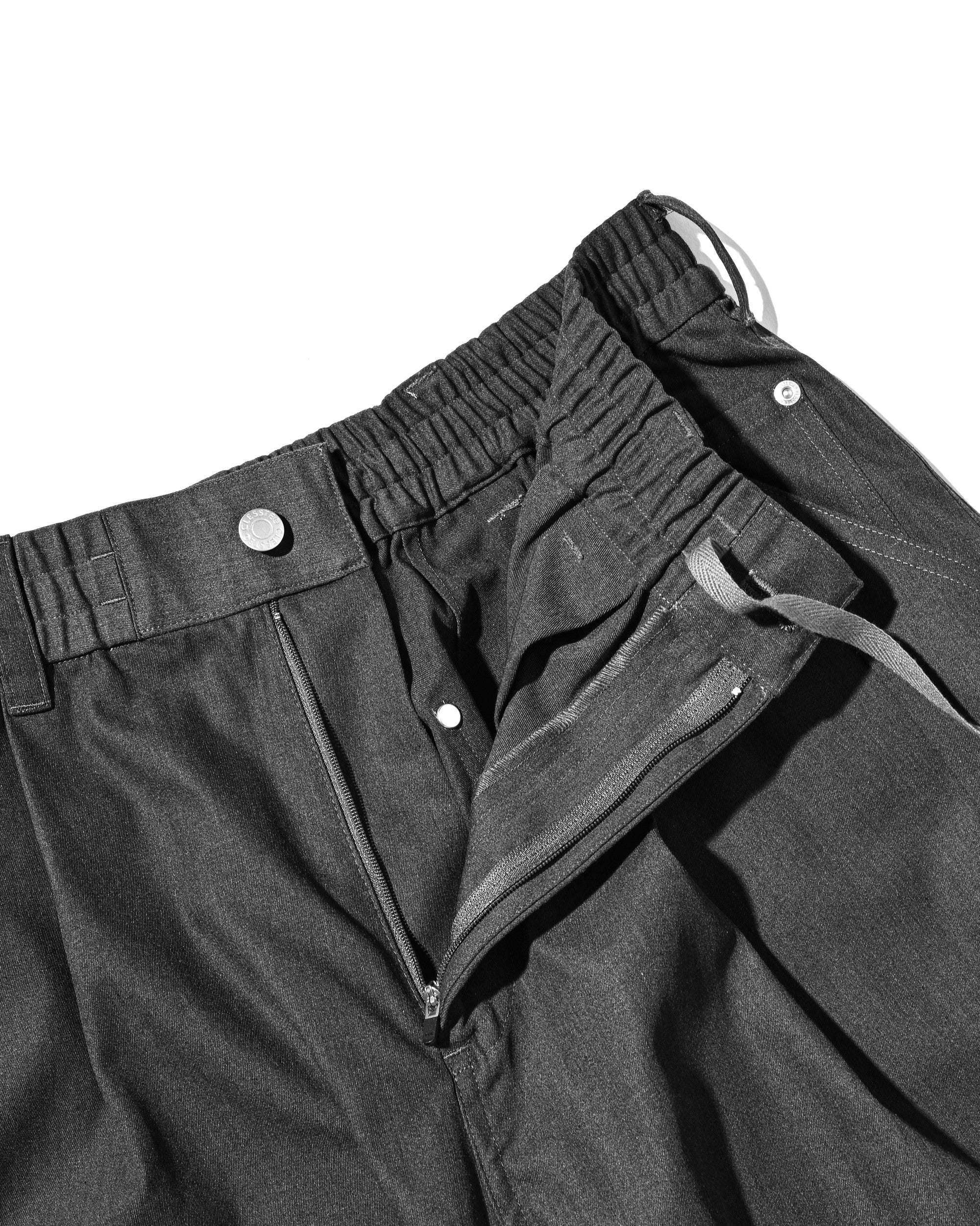 【7.11 SAT 20:00- IN STOCK】T/C GABARDINE CITY WIDE PANTS (CHARCOAL)