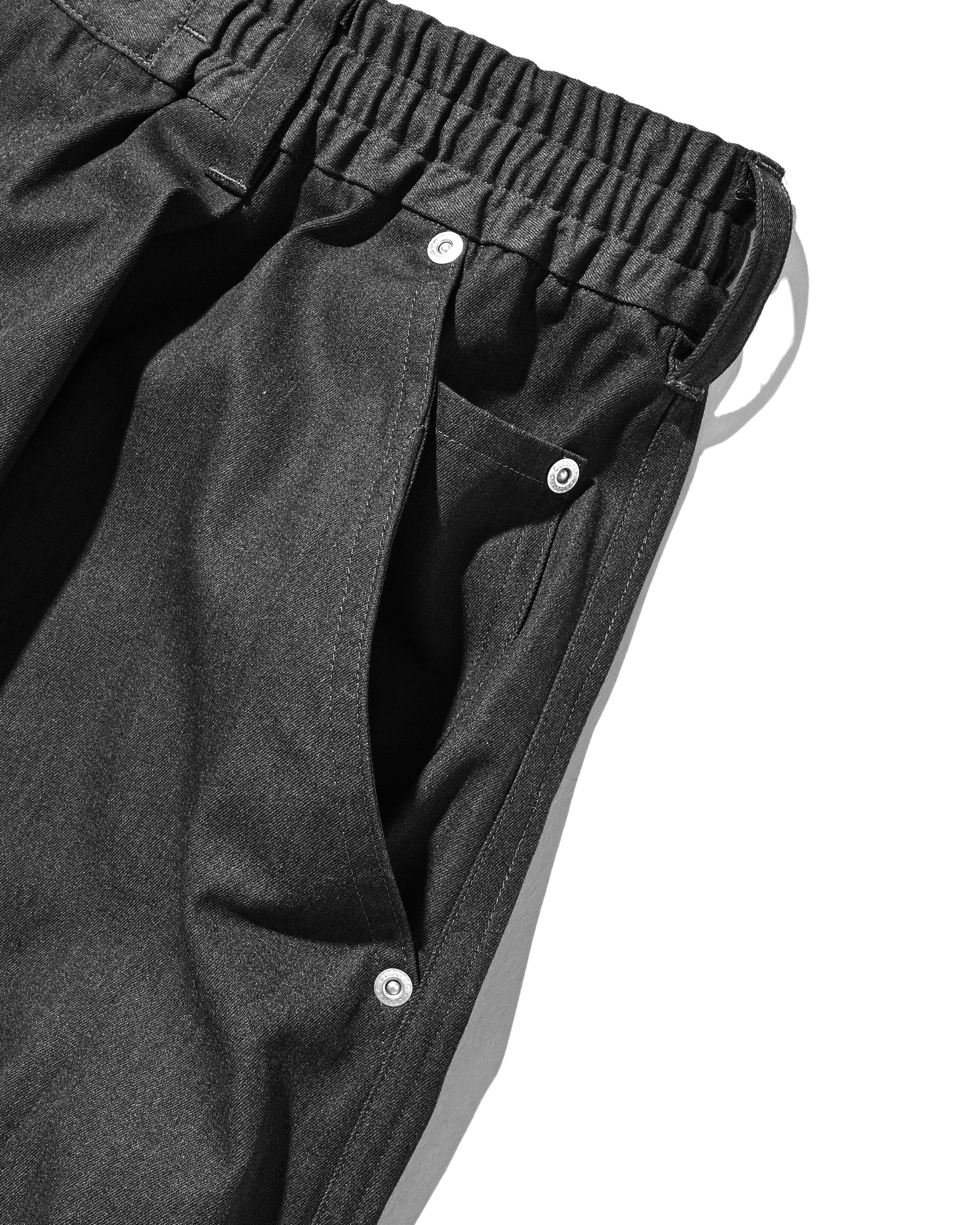 【7.11 SAT 20:00- IN STOCK】T/C GABARDINE CITY WIDE PANTS (CHARCOAL)