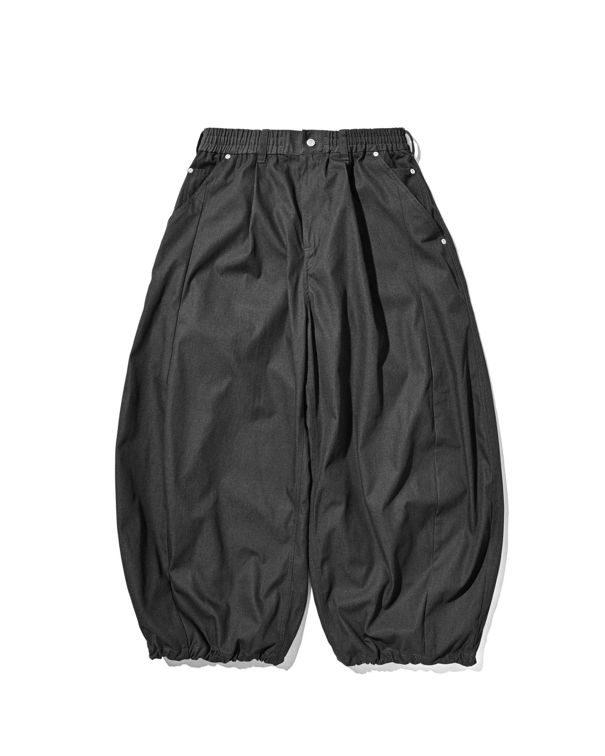【7.11 SAT 20:00- IN STOCK】T/C GABARDINE CITY WIDE PANTS (CHARCOAL)