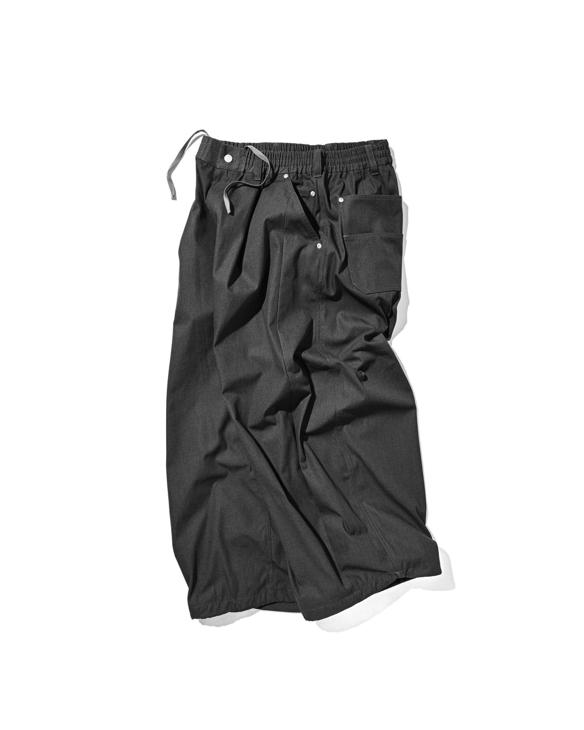 【7.11 SAT 20:00- IN STOCK】T/C GABARDINE CITY WIDE PANTS (CHARCOAL)