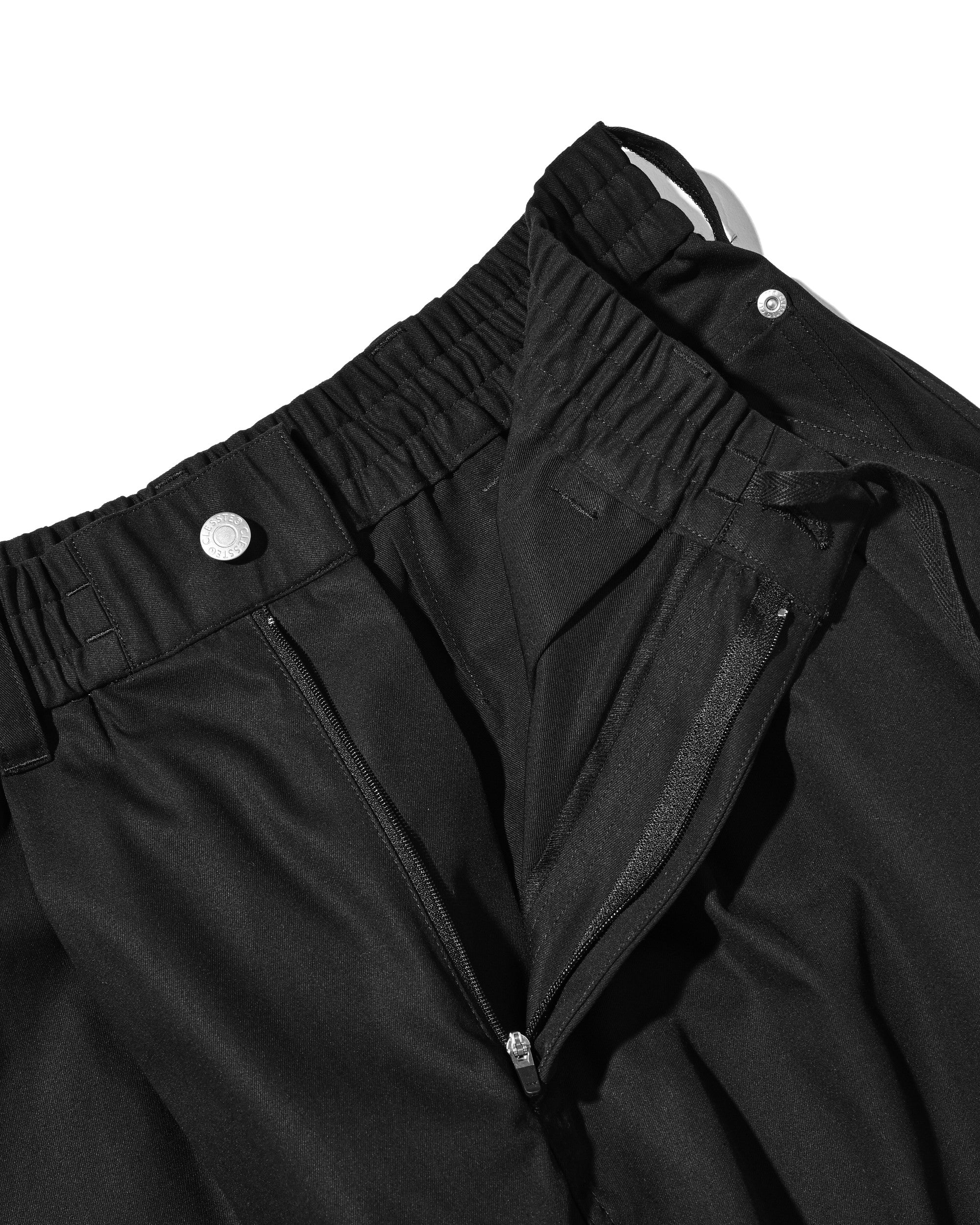 【7.11 SAT 20:00- IN STOCK】T/C GABARDINE CITY WIDE PANTS (BLACK)
