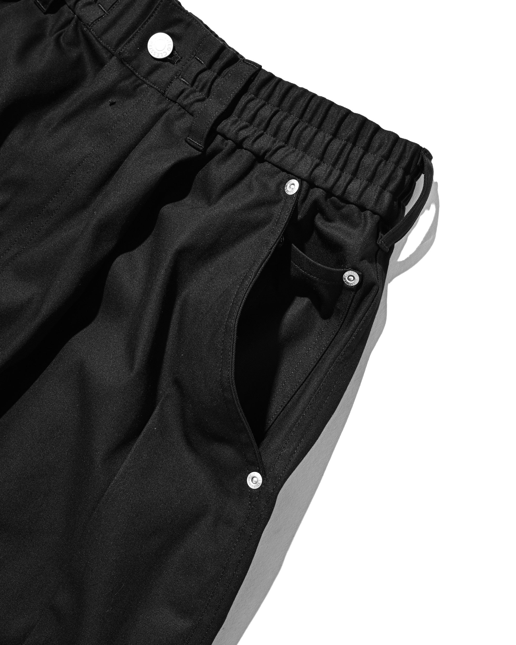 【7.11 SAT 20:00- IN STOCK】T/C GABARDINE CITY WIDE PANTS (BLACK)