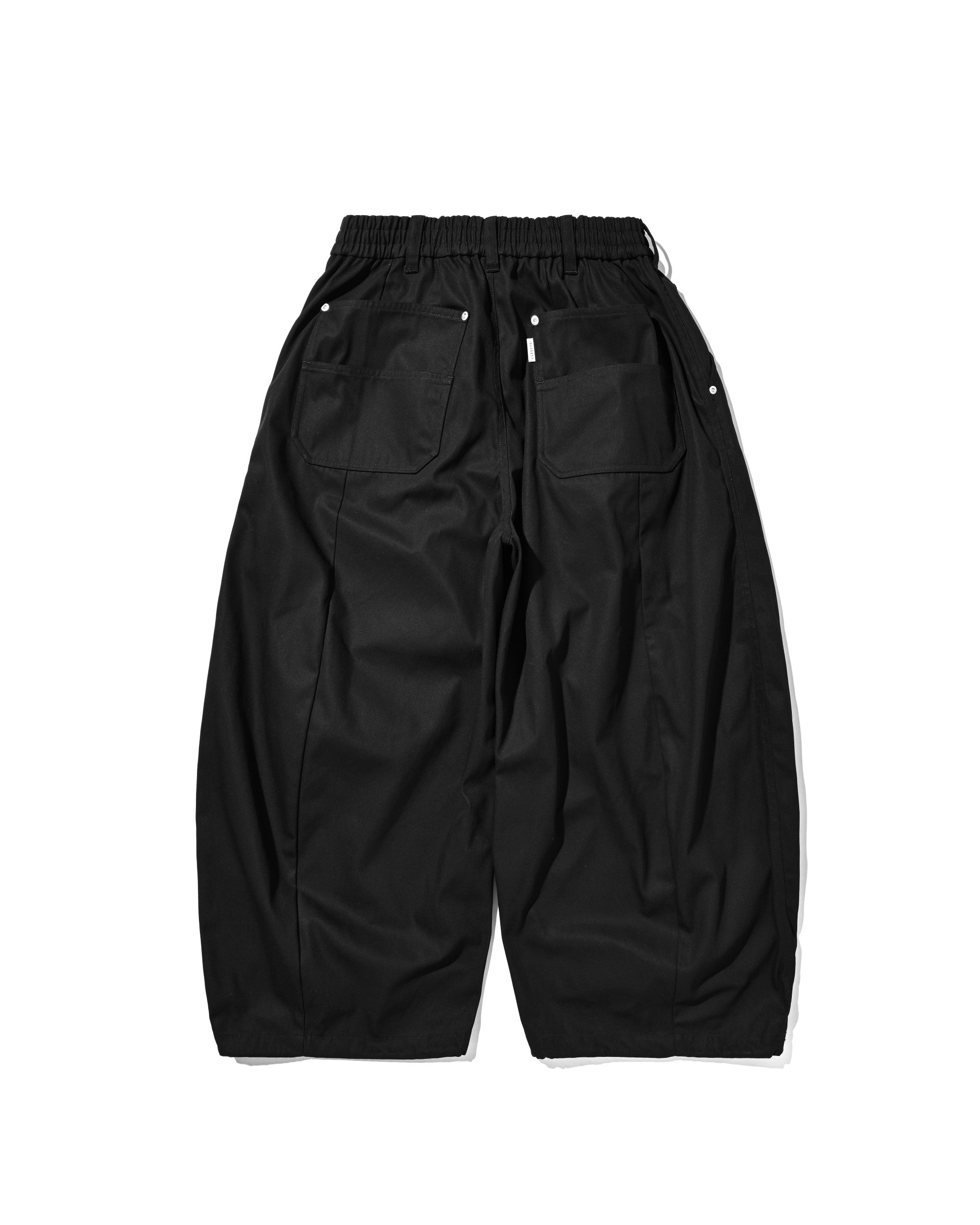 【7.11 SAT 20:00- IN STOCK】T/C GABARDINE CITY WIDE PANTS (BLACK)