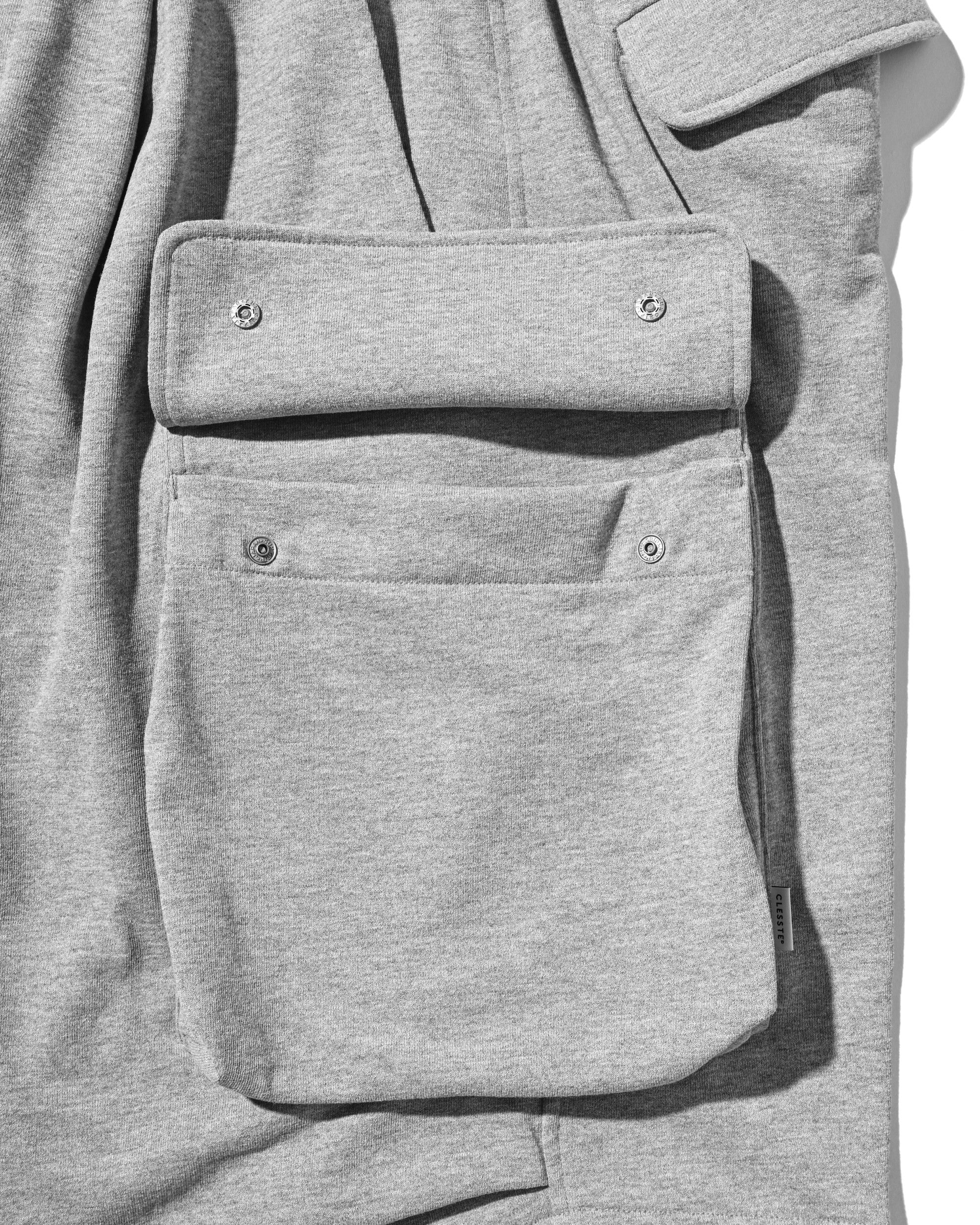 【7.15 WED 20:00- IN STOCK】CITY MILITARY SWEAT HALF PANTS 001 (GRAY)