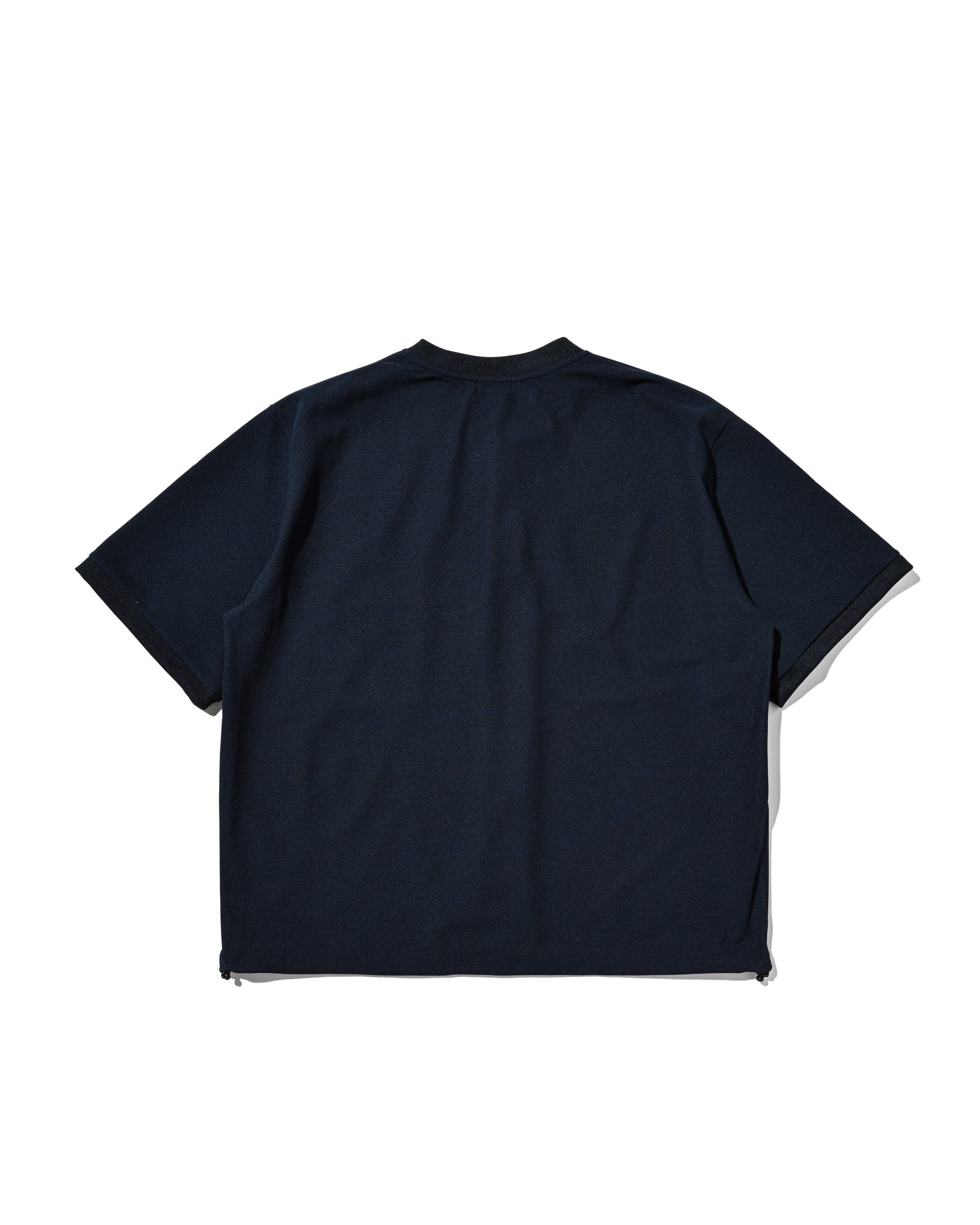 【8.12 WED 20:00- IN STOCK】ACTIVE CITY HENLEY NECK S/S T-SHIRT (NAVY)