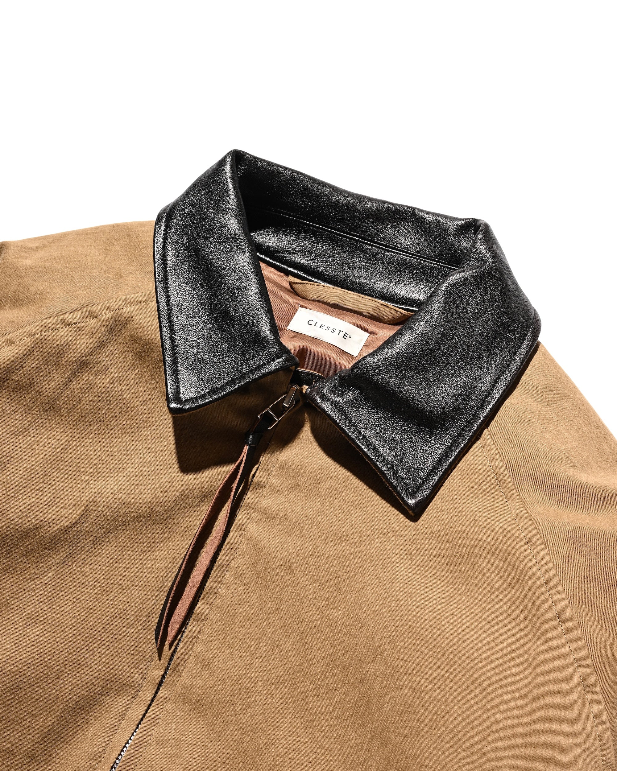 VINTAGE EFFECT PADDED CITY UTILITY JACKET (BEIGE)