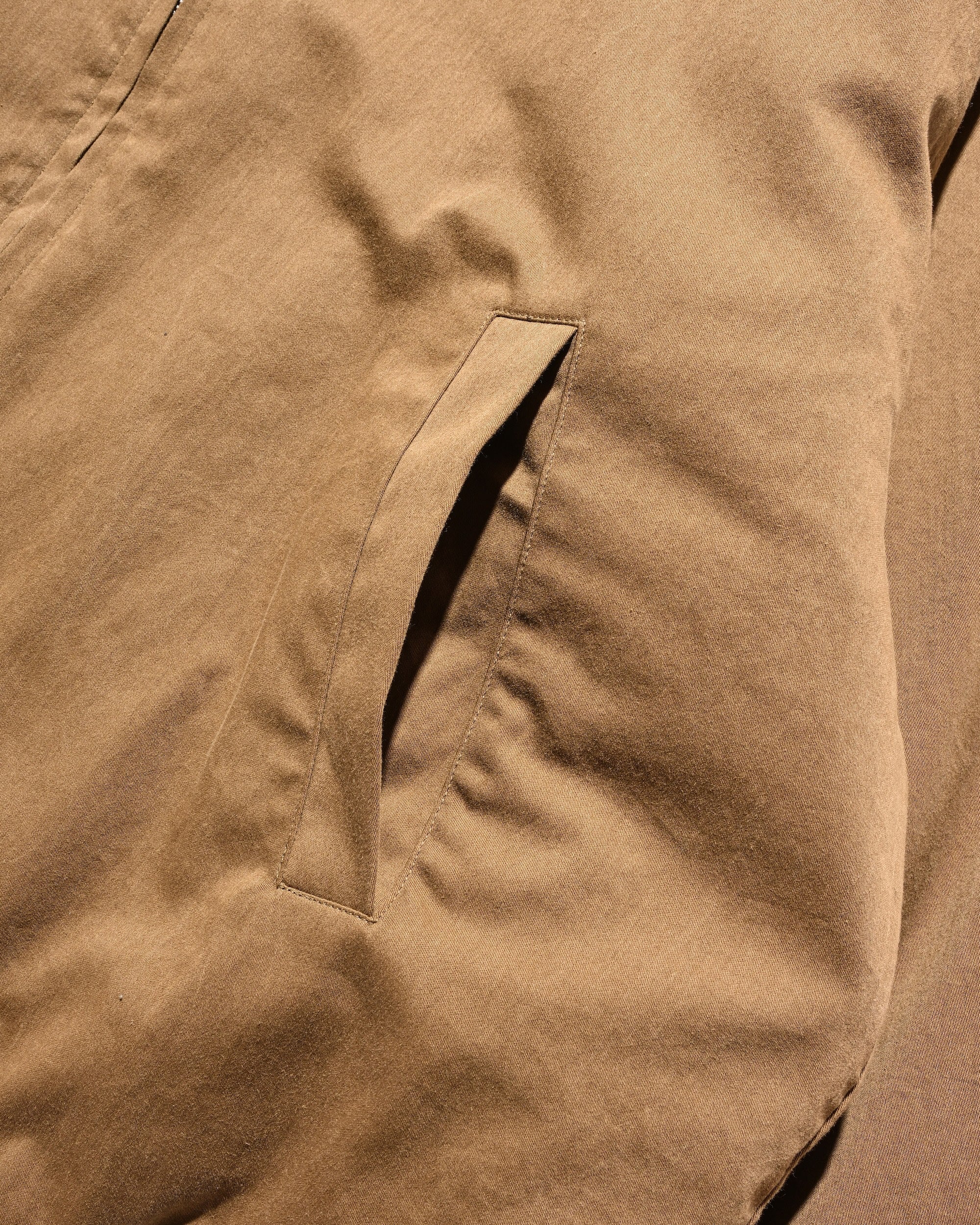 VINTAGE EFFECT PADDED CITY UTILITY JACKET (BEIGE)