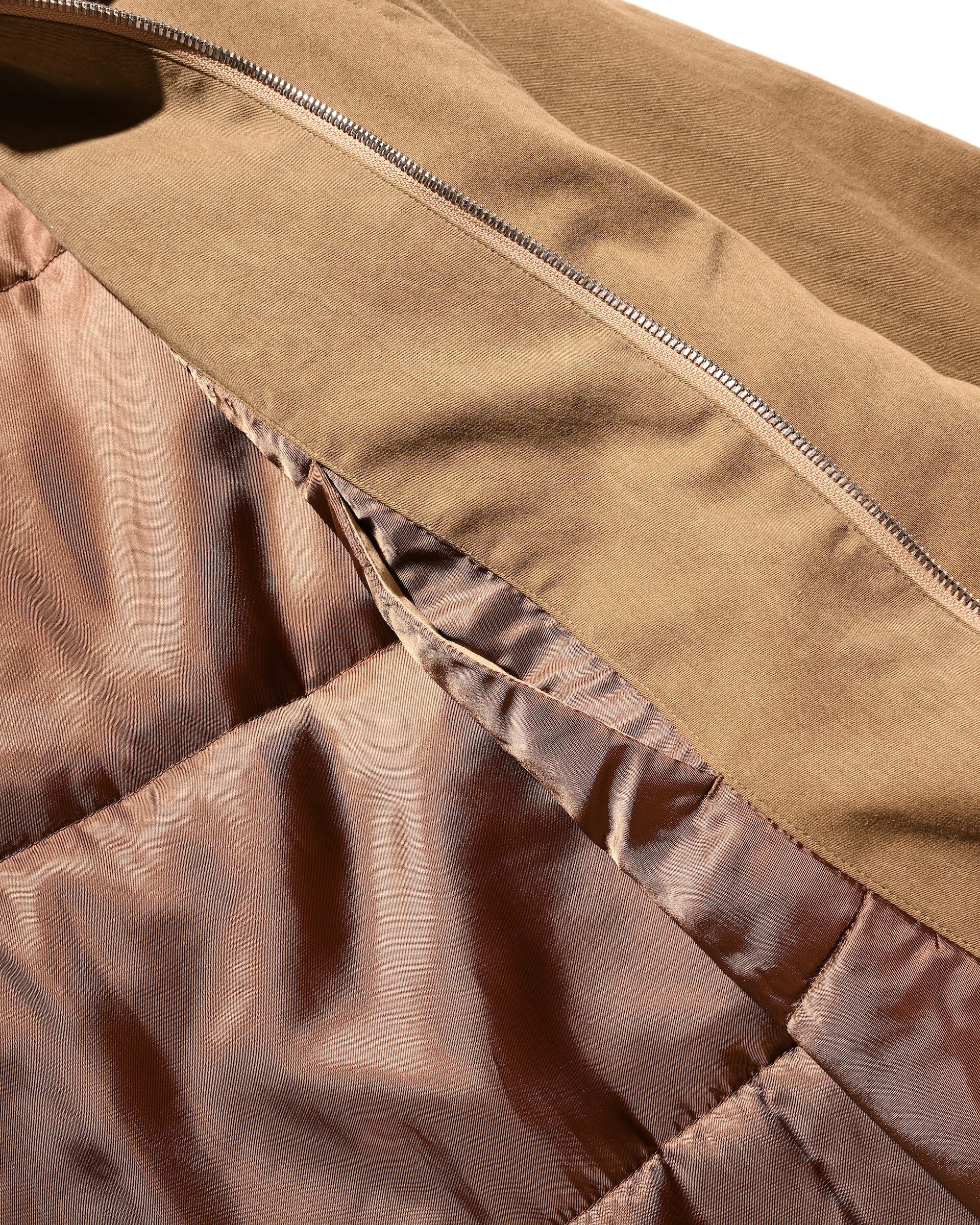 VINTAGE EFFECT PADDED CITY UTILITY JACKET (BEIGE)