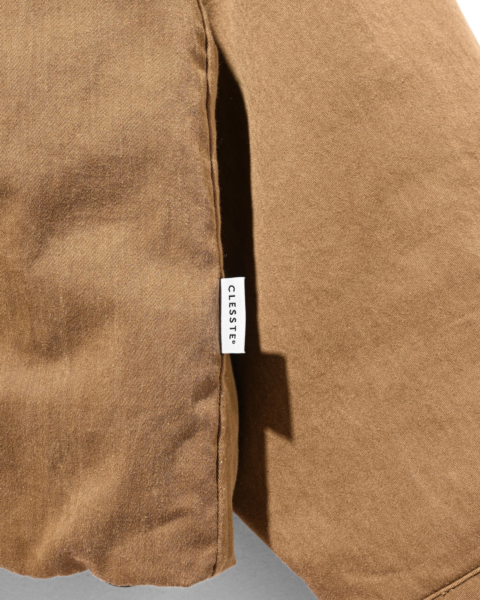 VINTAGE EFFECT PADDED CITY UTILITY JACKET (BEIGE)