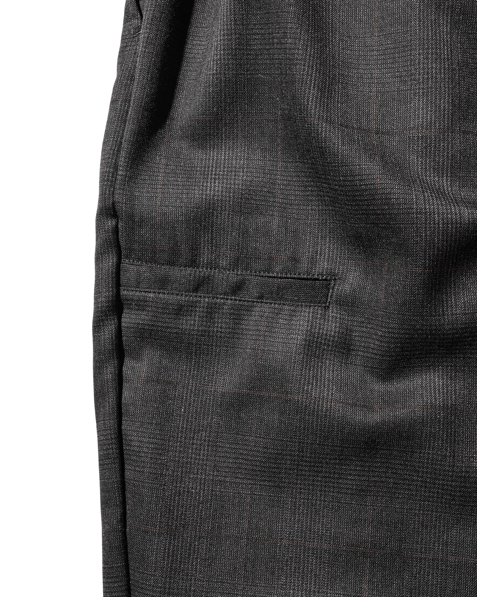 【1.28 WED 20:00- IN STOCK】WOOL GLEN PLAID CITY UNIFORM WIDE TAPERED PANTS