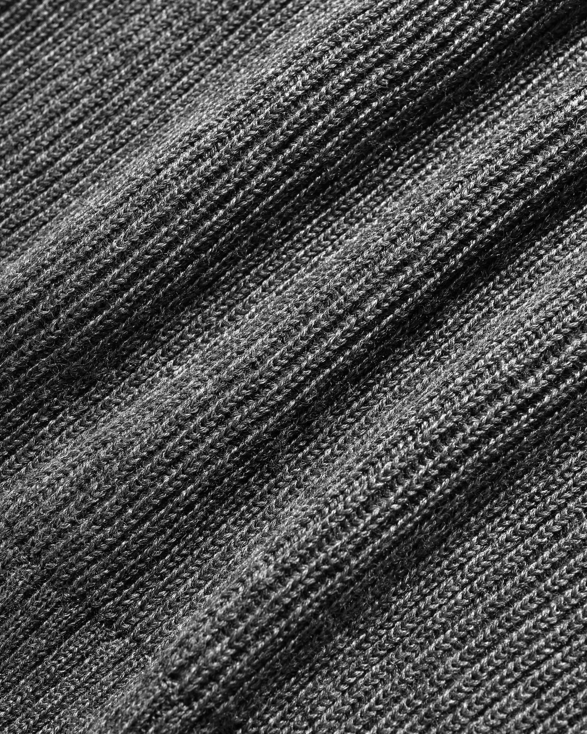 【1.7 WED 20:00- IN STOCK】FINE WOOL V-NECK KNIT PULLOVER (GRAY)