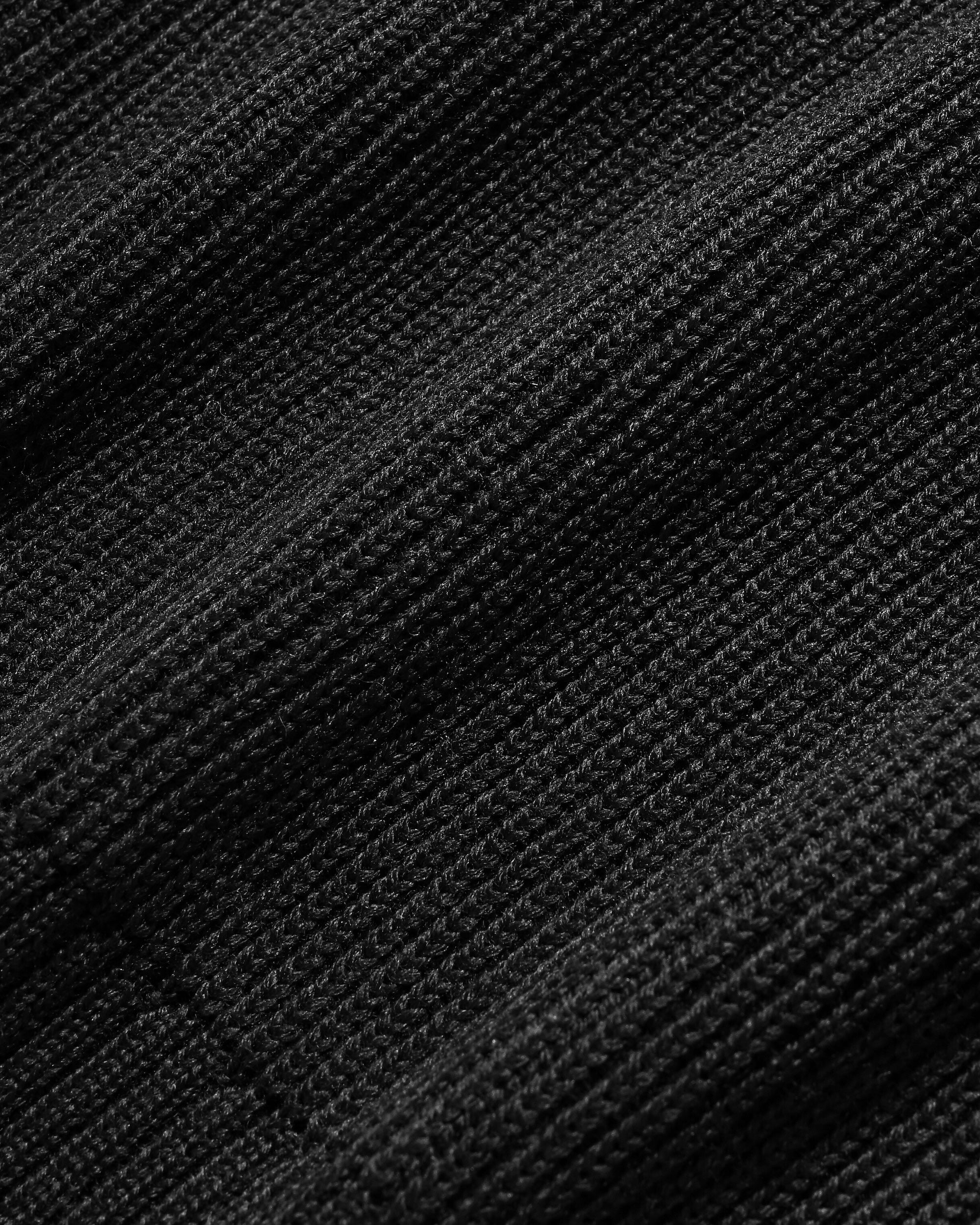 【1.7 WED 20:00- IN STOCK】FINE WOOL V-NECK KNIT PULLOVER (BLACK)