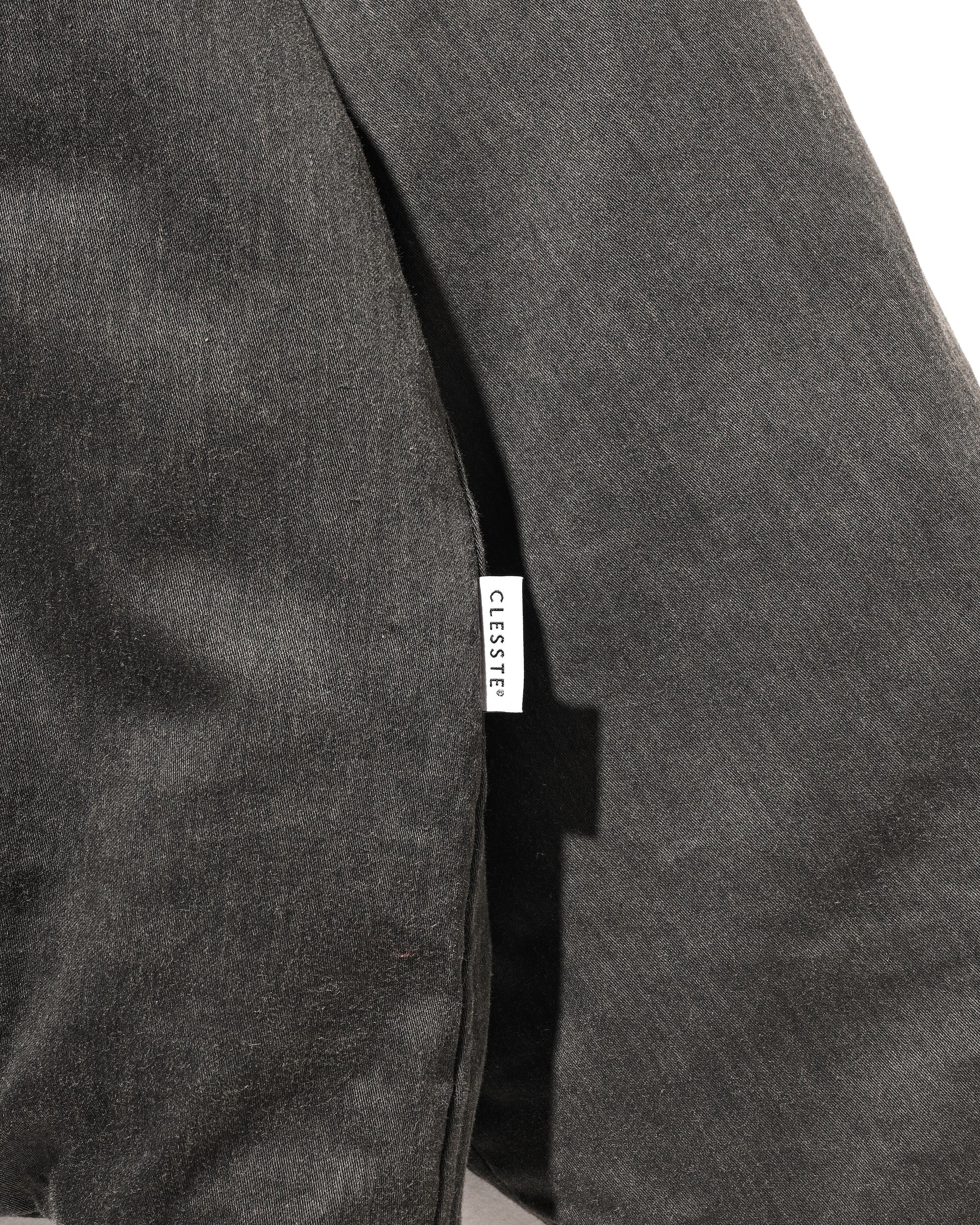 VINTAGE EFFECT PADDED CITY UTILITY JACKET (BLACK)