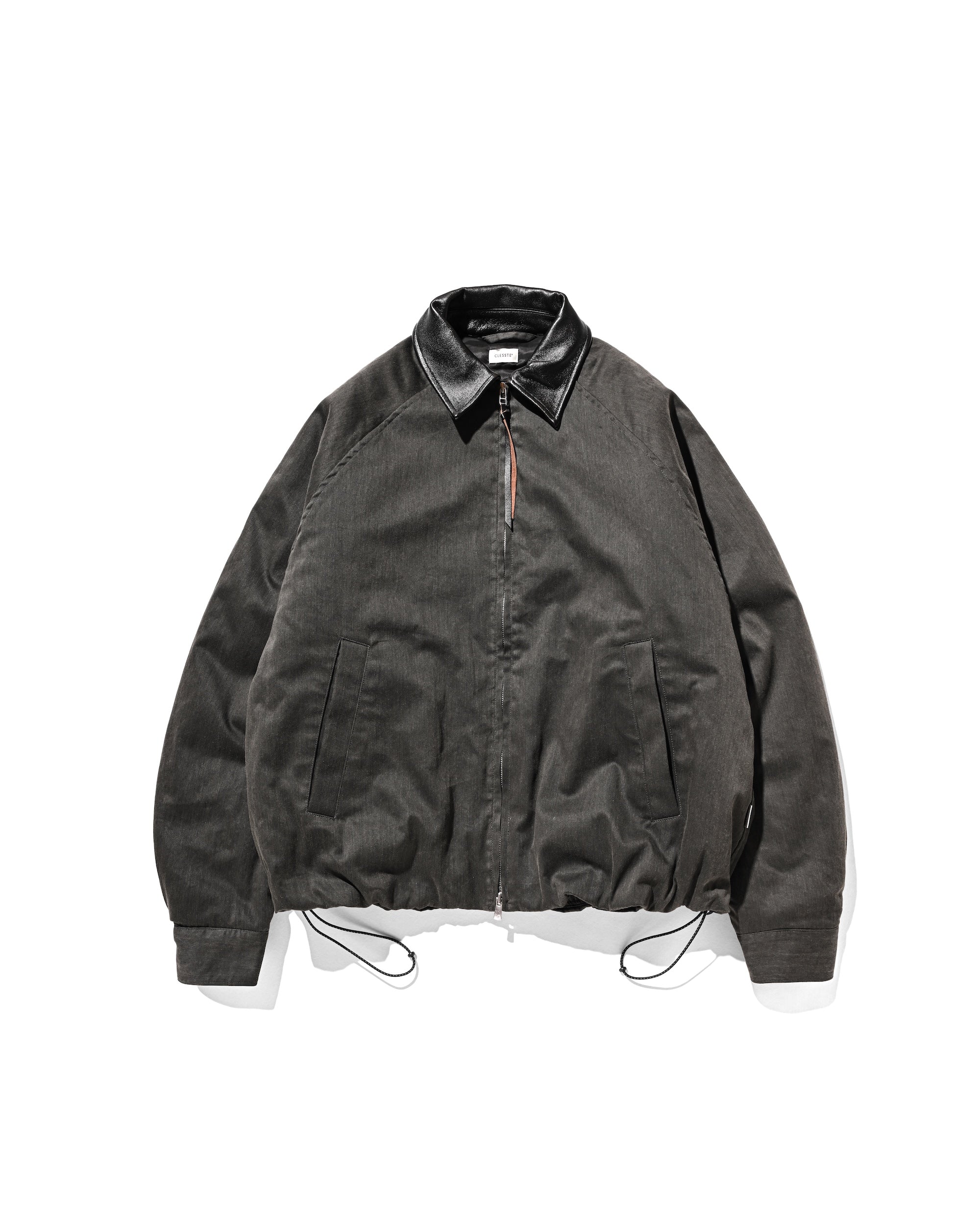 VINTAGE EFFECT PADDED CITY UTILITY JACKET (BLACK)