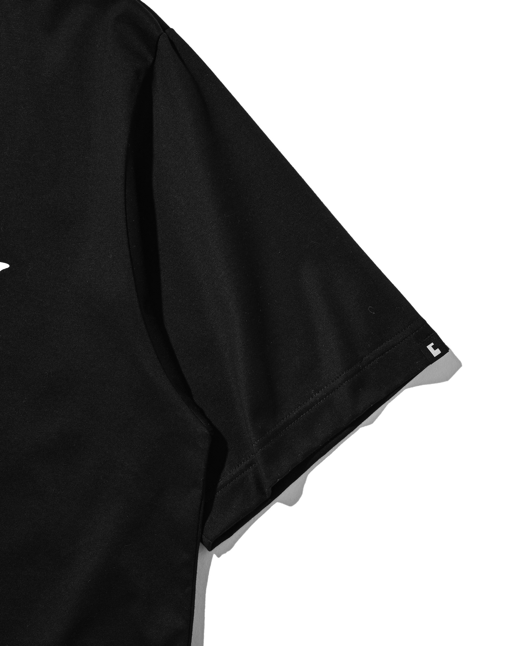 【8.1 SAT 20:00- IN STOCK】"CLST" LOGO PRINT S/S T-SHIRT WITH DRAWSTRINGS (BLACK)