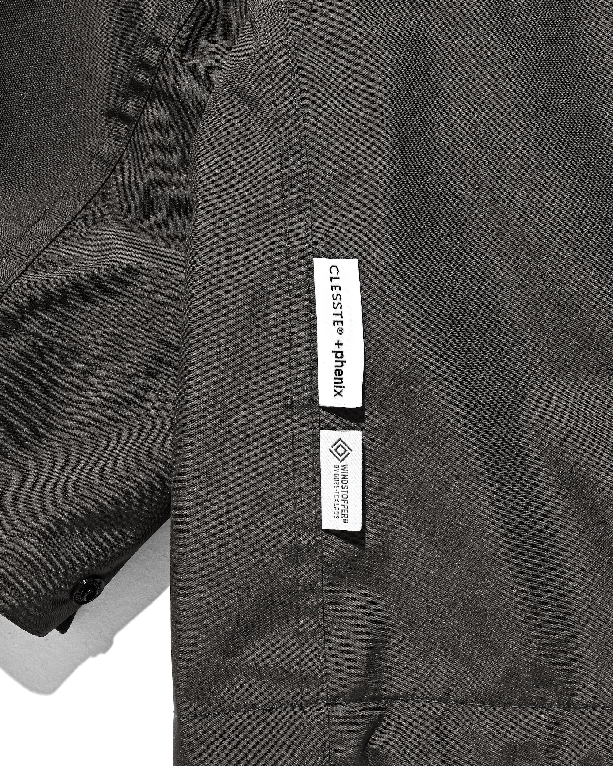 +phenix WINDSTOPPER® BY GORE-TEX LABS CITY STORAGE COVERALL JACKET (ASPHALT GRAY)