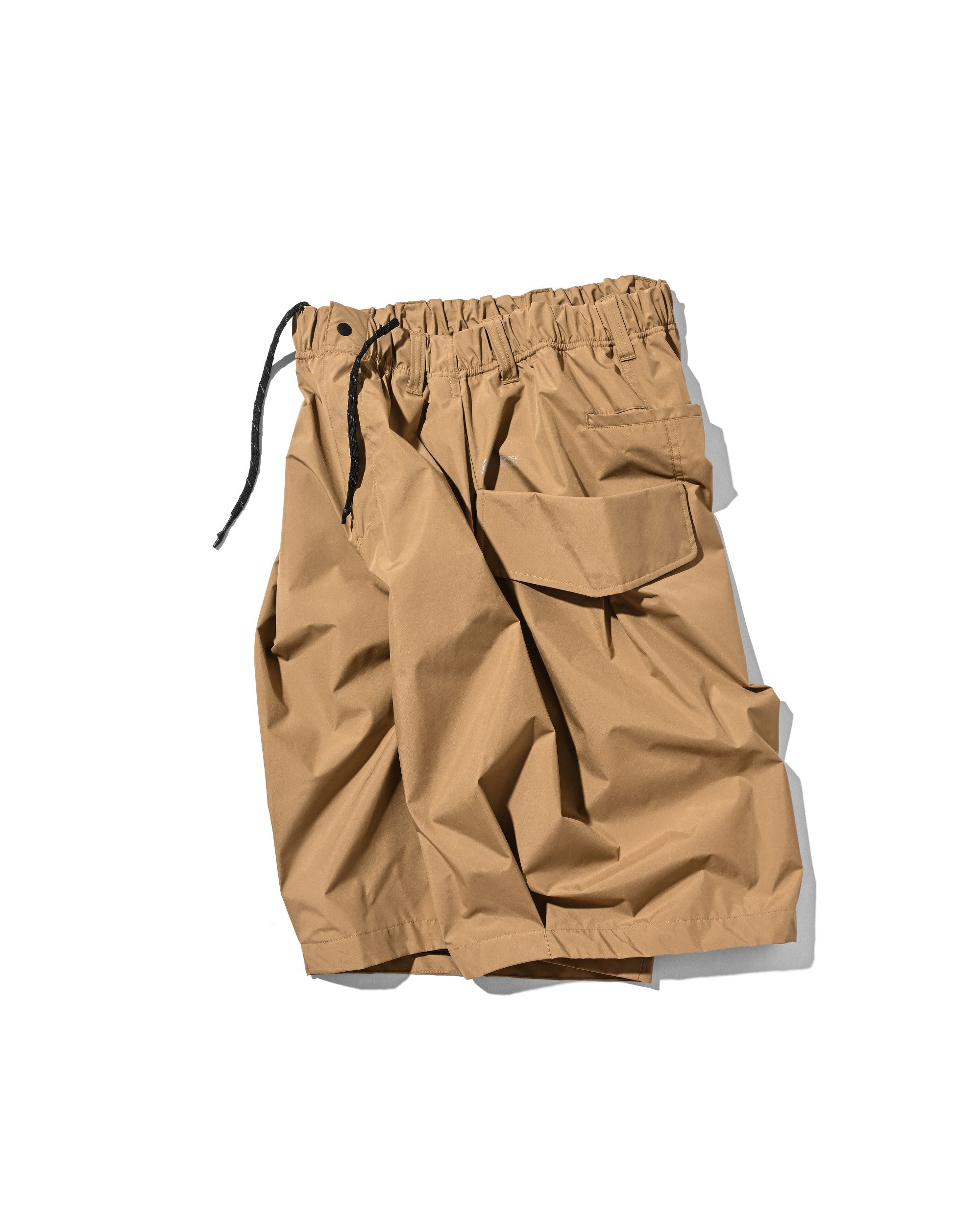 【8.12 WED 20:00- IN STOCK】+phenix WINDSTOPPER® by GORE-TEX LABS CITY FLAP WIDE BALLOON HALF PANTS (CAMEL BEIGE)