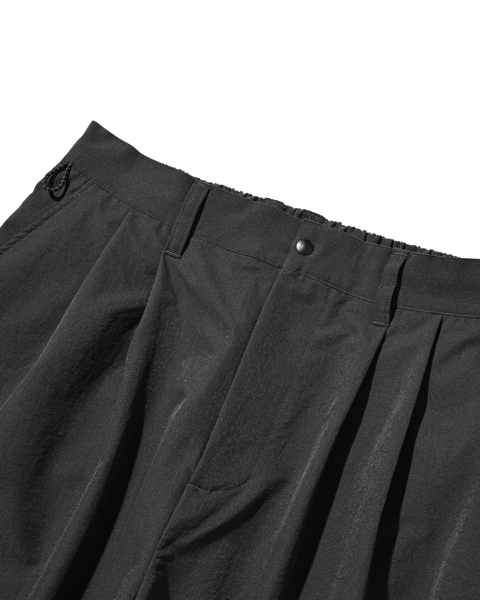 【8.22 SAT 20:00- IN STOCK】“C”COOLDOTS® MINI RIPSTOP CITY UNIFORM WIDE TAPERED PANTS (CHARCOAL×WHITE)