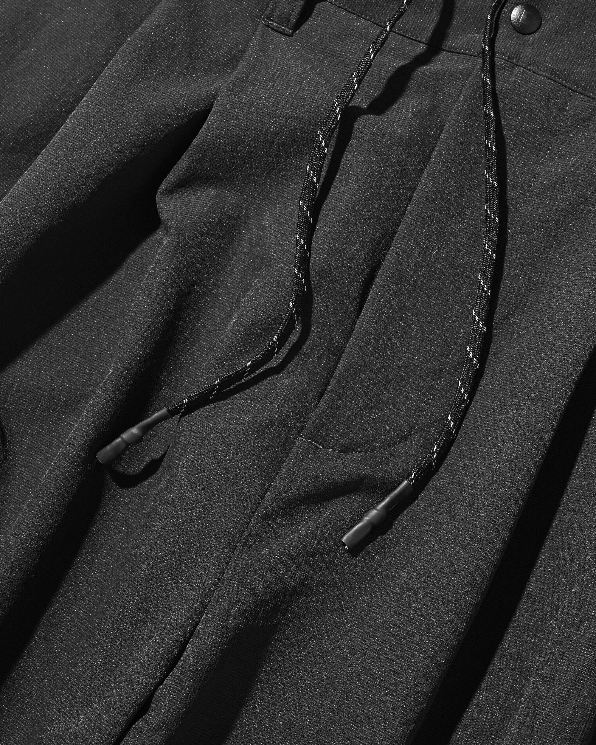 【8.22 SAT 20:00- IN STOCK】“C”COOLDOTS® MINI RIPSTOP CITY UNIFORM WIDE TAPERED PANTS (CHARCOAL×WHITE)