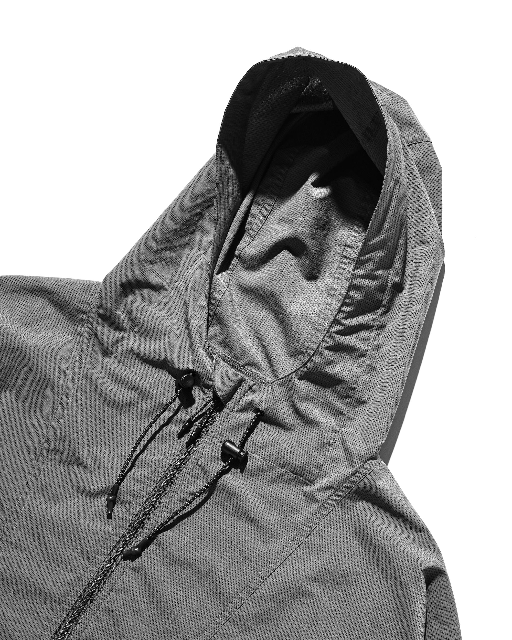 PACKABLE CITY ANORAK PARKA (GRAY(MINI GRAPH CHECK))