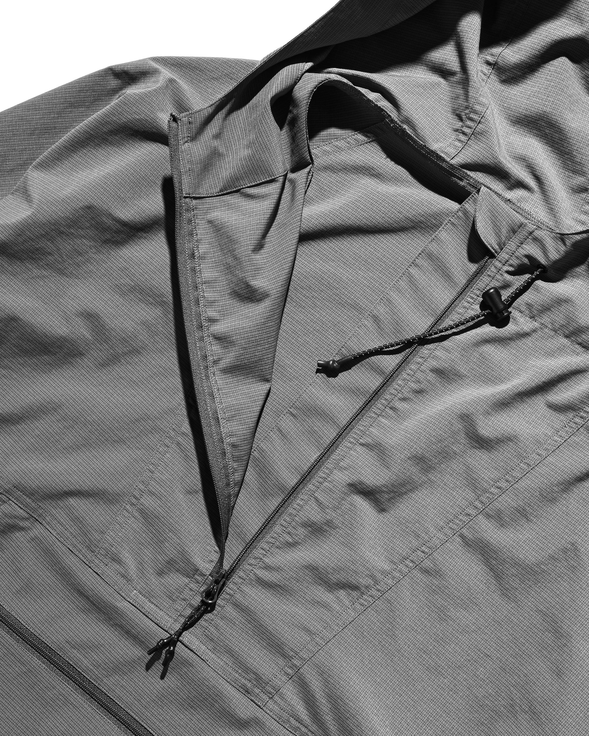 PACKABLE CITY ANORAK PARKA (GRAY(MINI GRAPH CHECK))