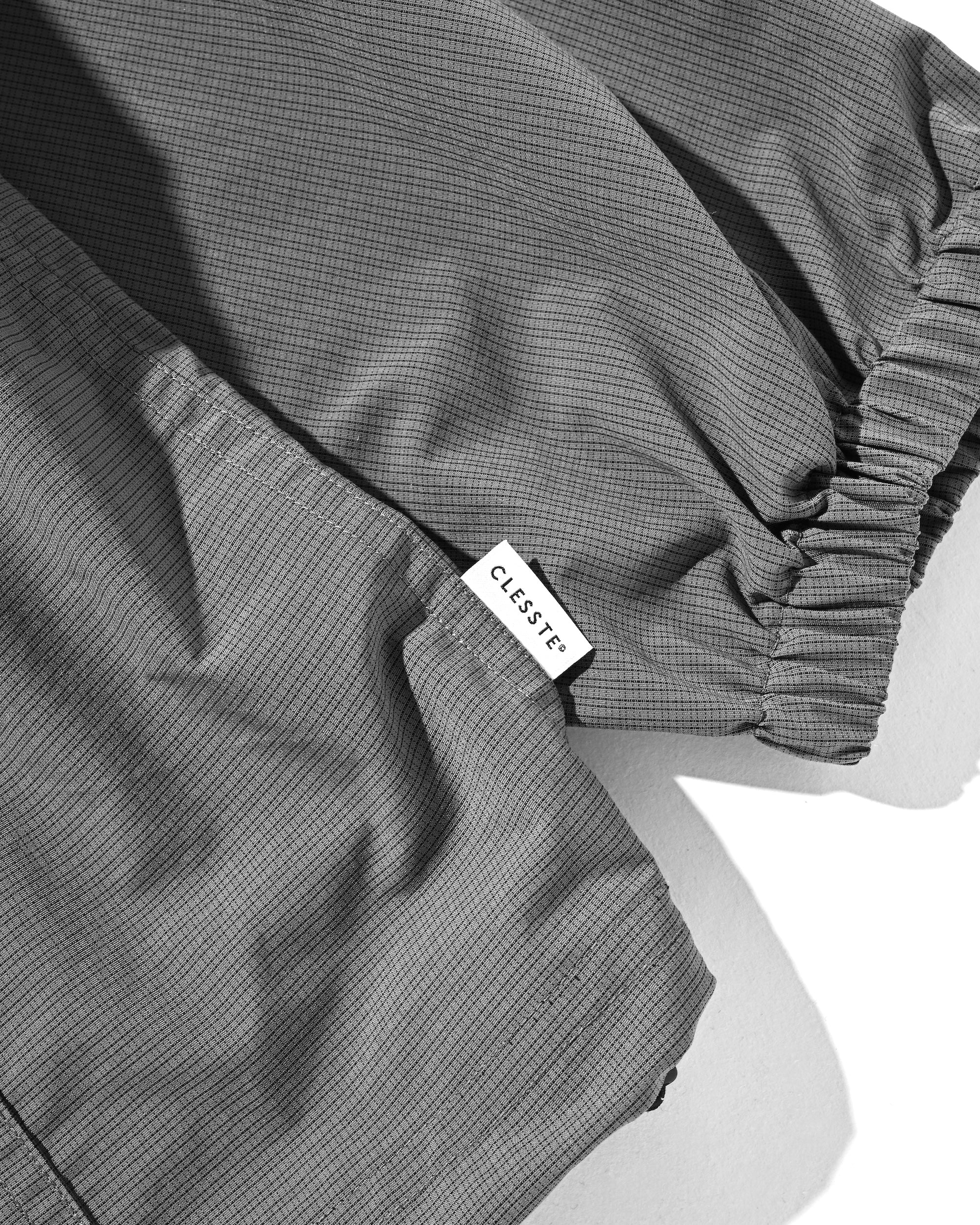 PACKABLE CITY ANORAK PARKA (GRAY(MINI GRAPH CHECK))