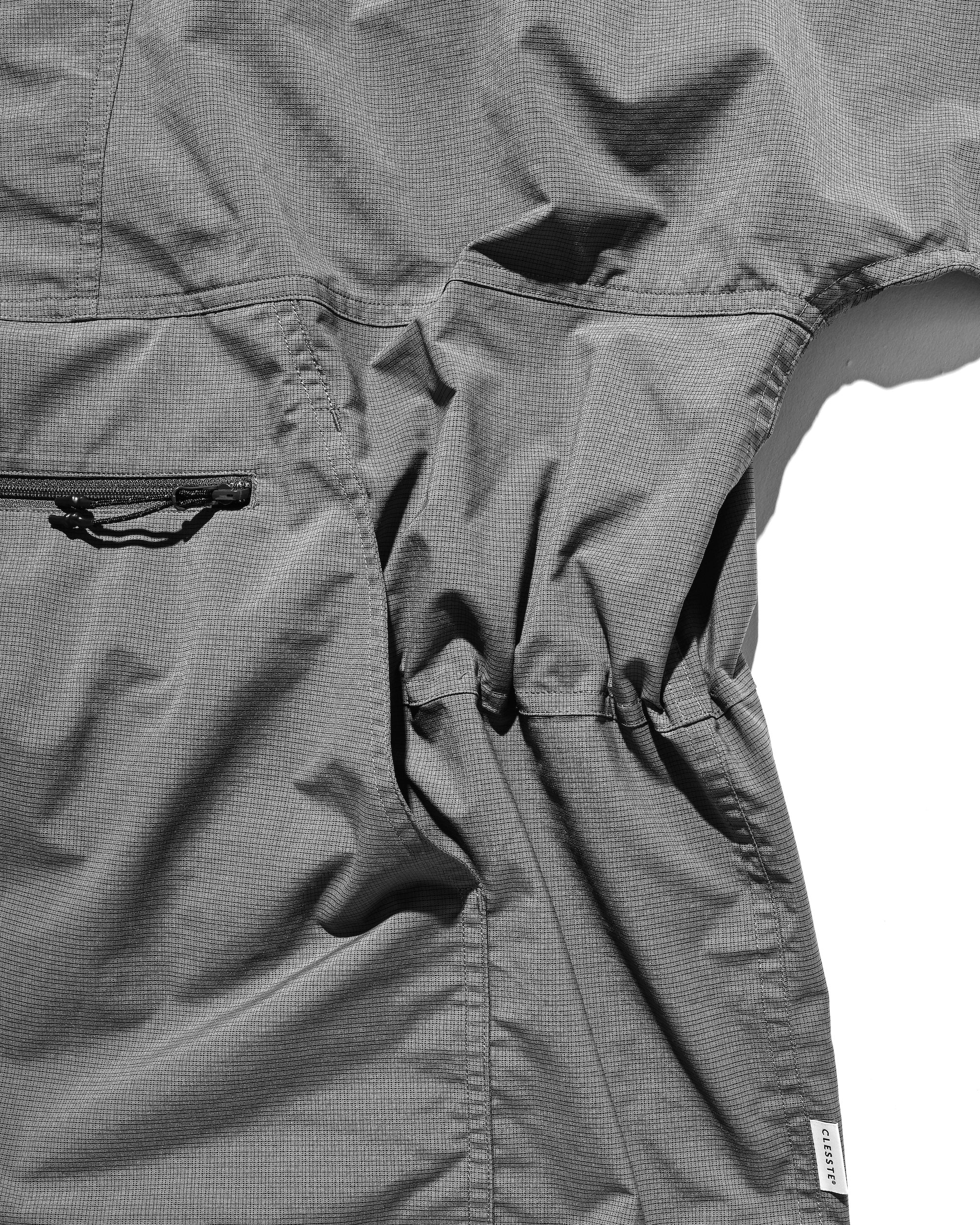 PACKABLE CITY ANORAK PARKA (GRAY(MINI GRAPH CHECK))