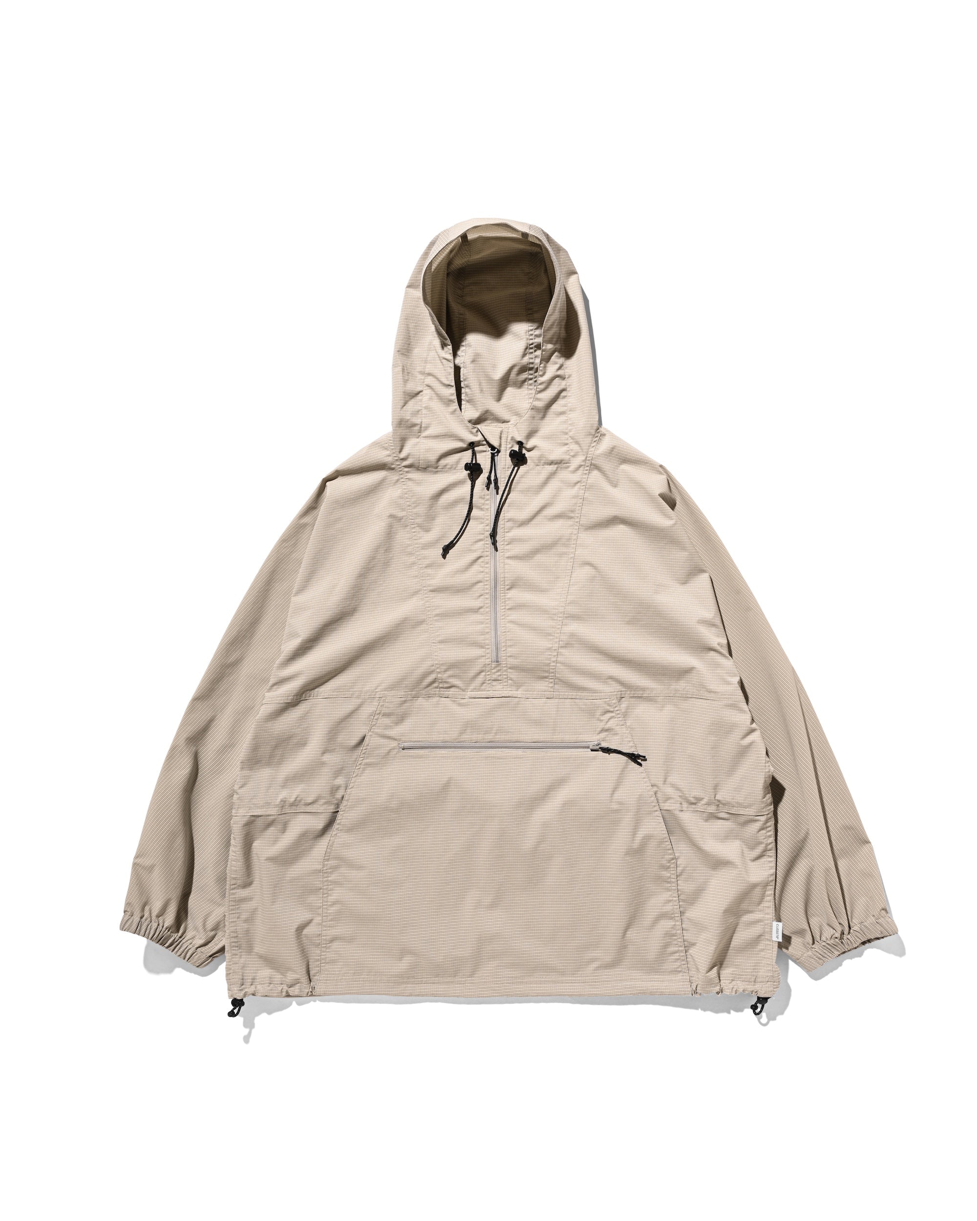 PACKABLE CITY ANORAK PARKA (BEIGE(MINI GRAPH CHECK))