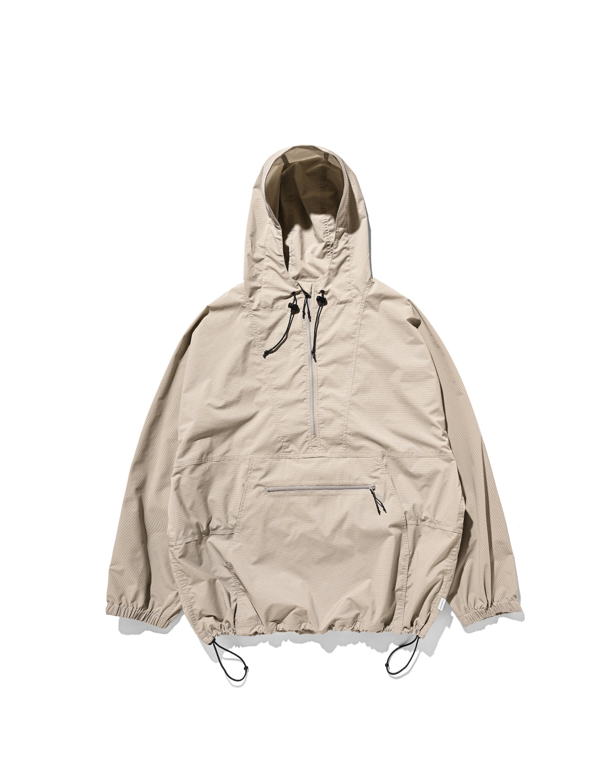 PACKABLE CITY ANORAK PARKA (BEIGE(MINI GRAPH CHECK))