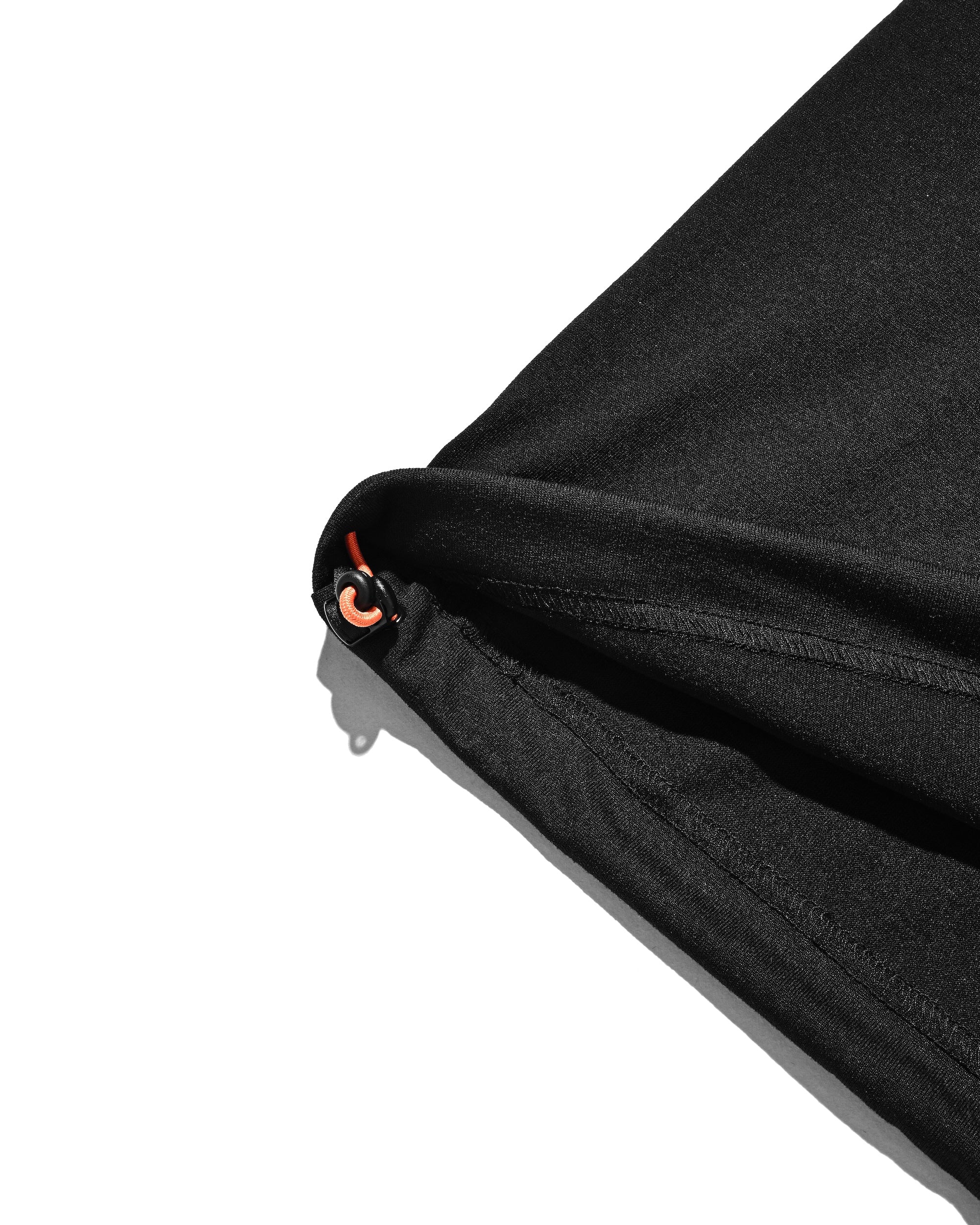 【8.26 WED 20:00- IN STOCK】“C” TECH HENLEY NECK S/S T-SHIRT WITH DRAWSTRINGS (BLACK)