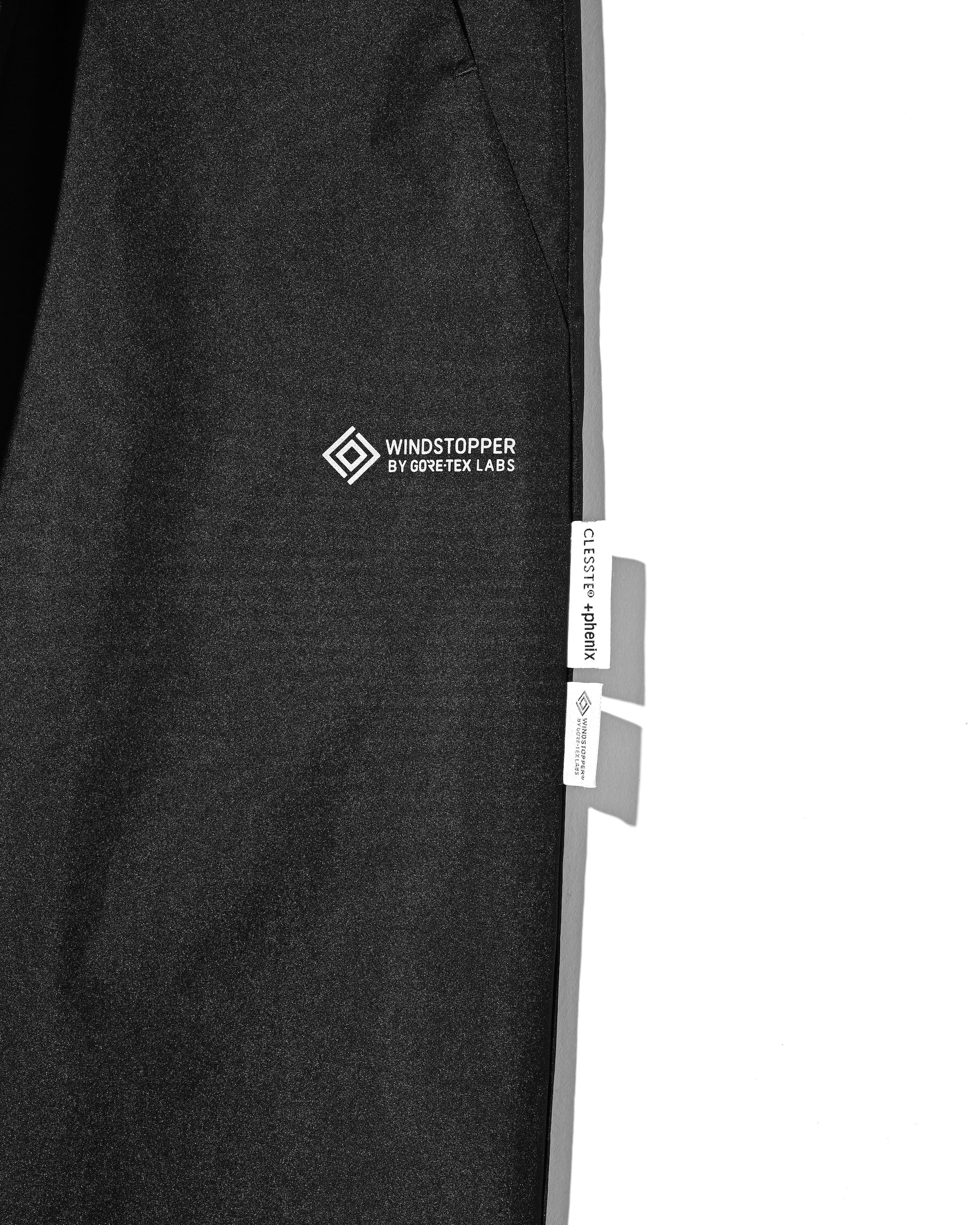 【8.8 SAT 20:00- IN STOCK】+phenix WINDSTOPPER® by GORE-TEX LABS CITY UNIFORM VENTILATION PANTS (BLACK×WHITE)