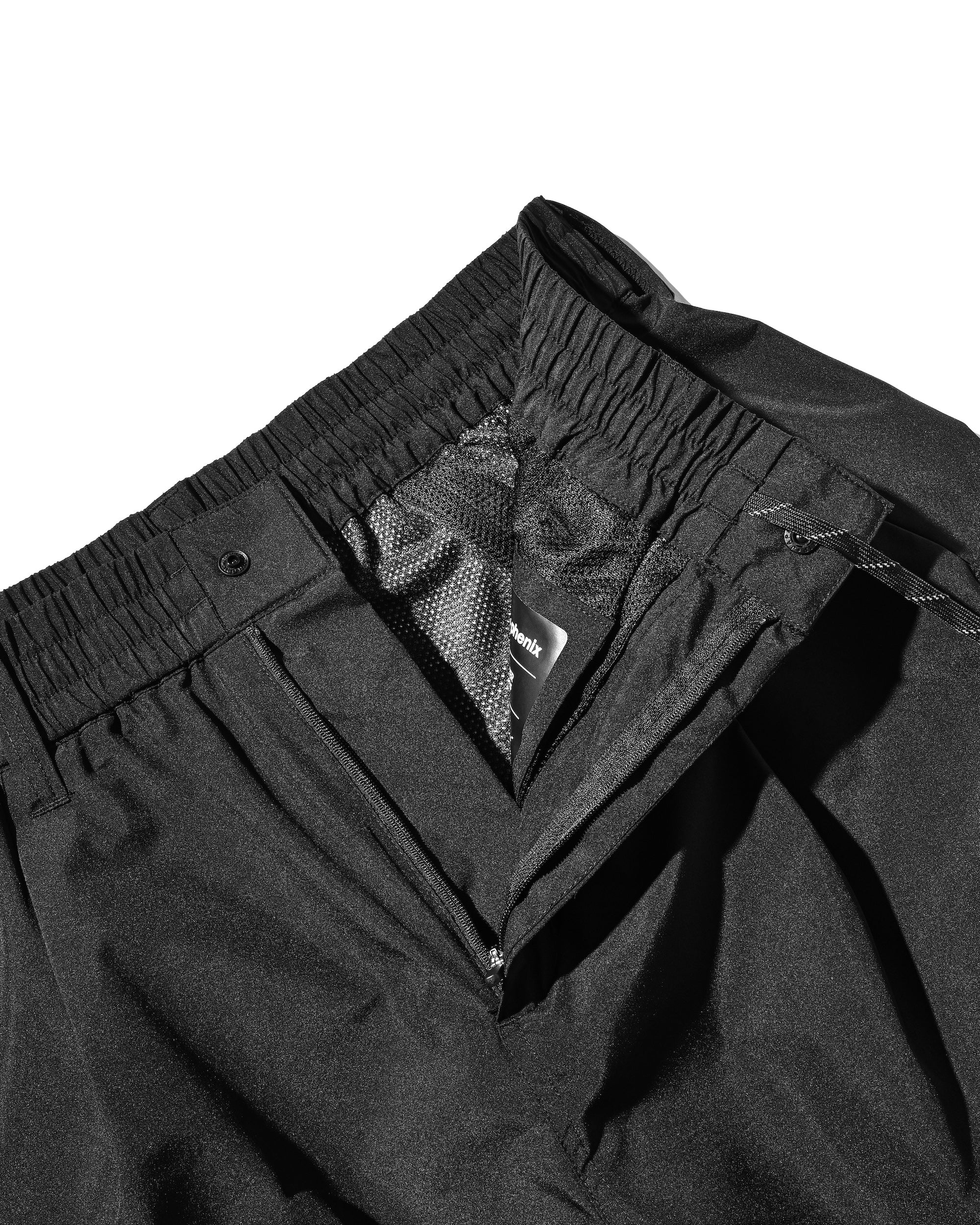 【6.20 SAT 20:00- IN STOCK】 +phenix WINDSTOPPER® by GORE-TEX LABS CITY BARREL LEG PANTS (BLACK×WHITE)