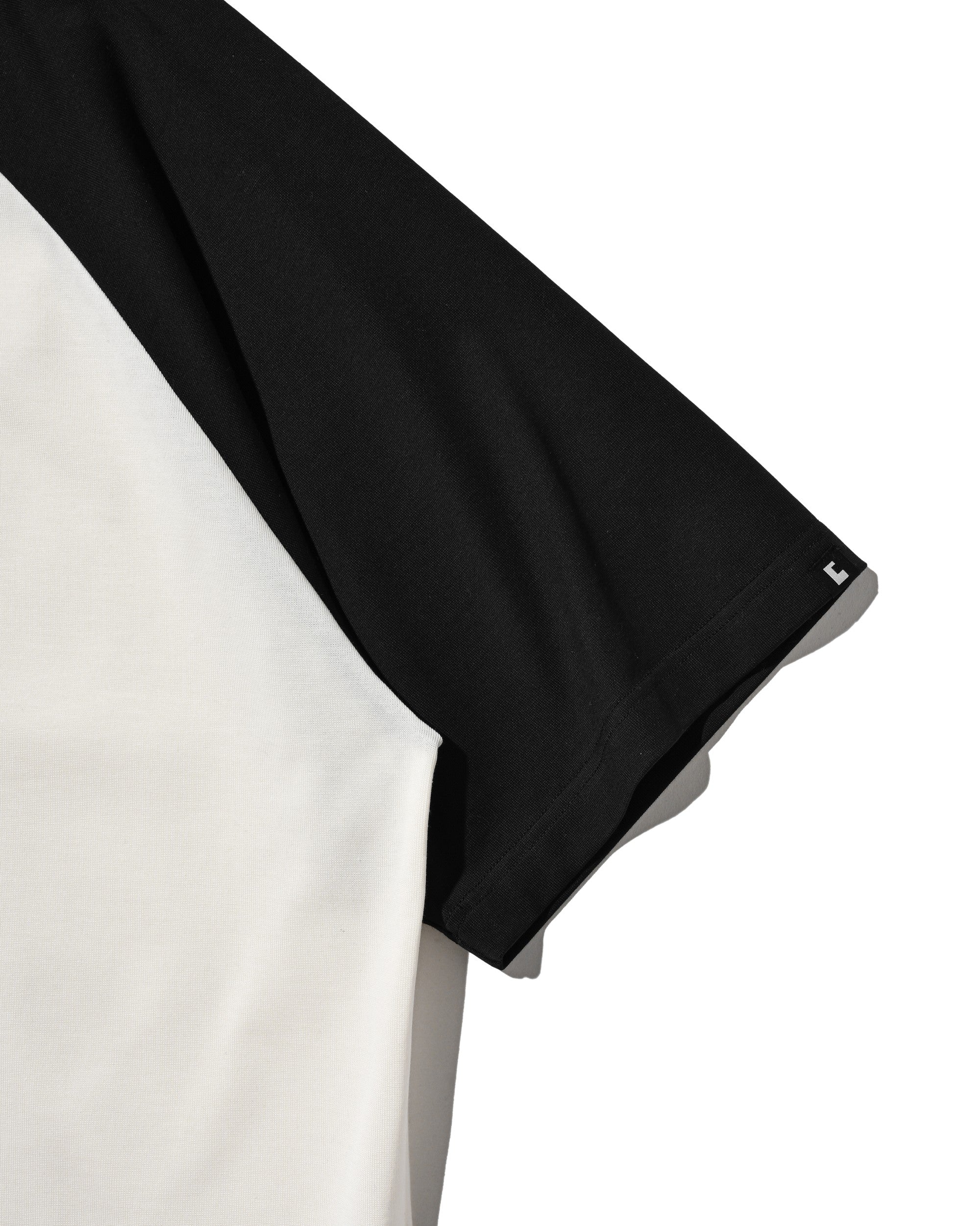 【8.19 WED 20:00- IN STOCK】RAGLAN HENLEY NECK S/S T-SHIRT WITH DRAWSTRINGS (WHITE×NAVY)