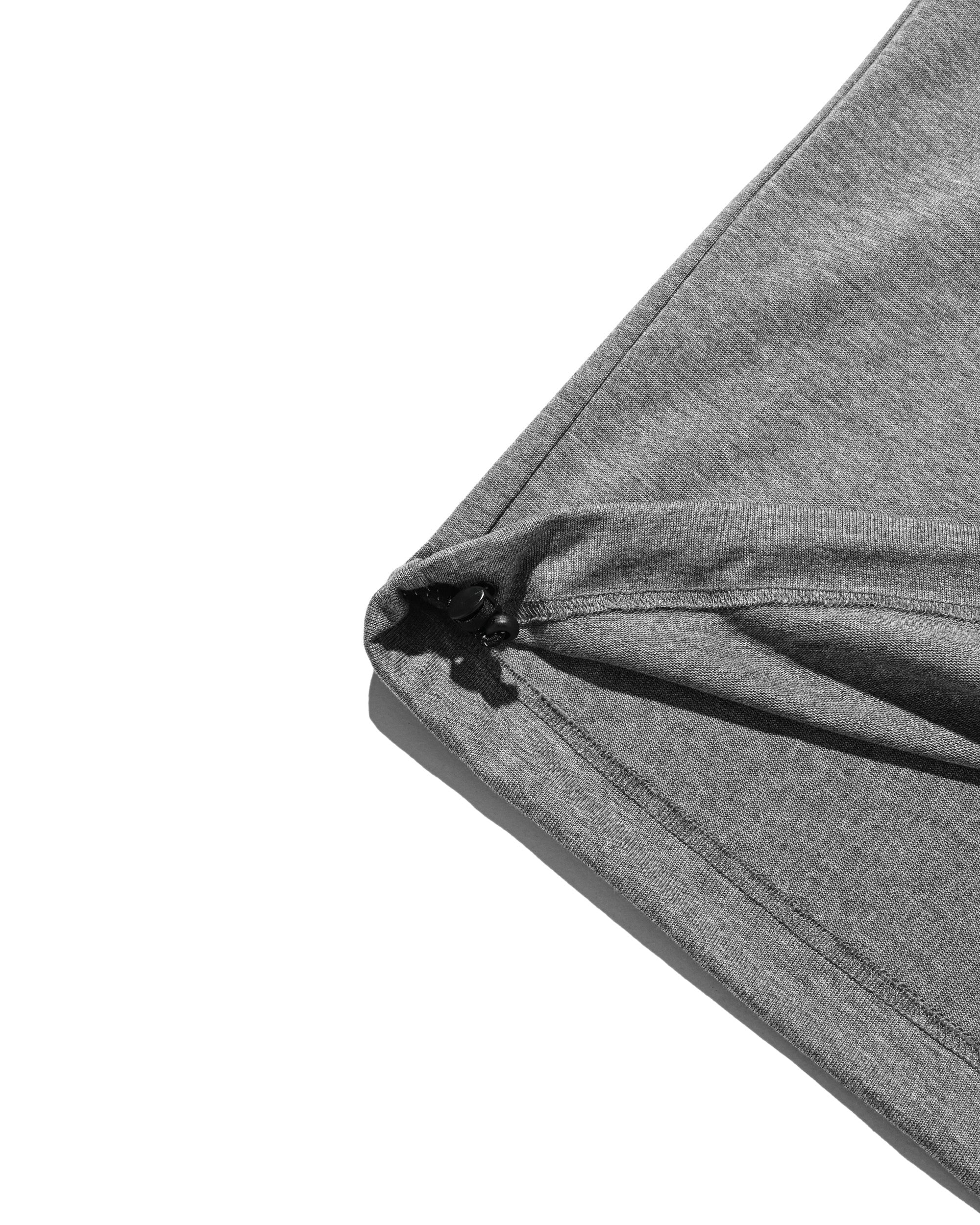【8.19 WED 20:00- IN STOCK】RAGLAN HENLEY NECK S/S T-SHIRT WITH DRAWSTRINGS (GRAY×BLUE GRAY)