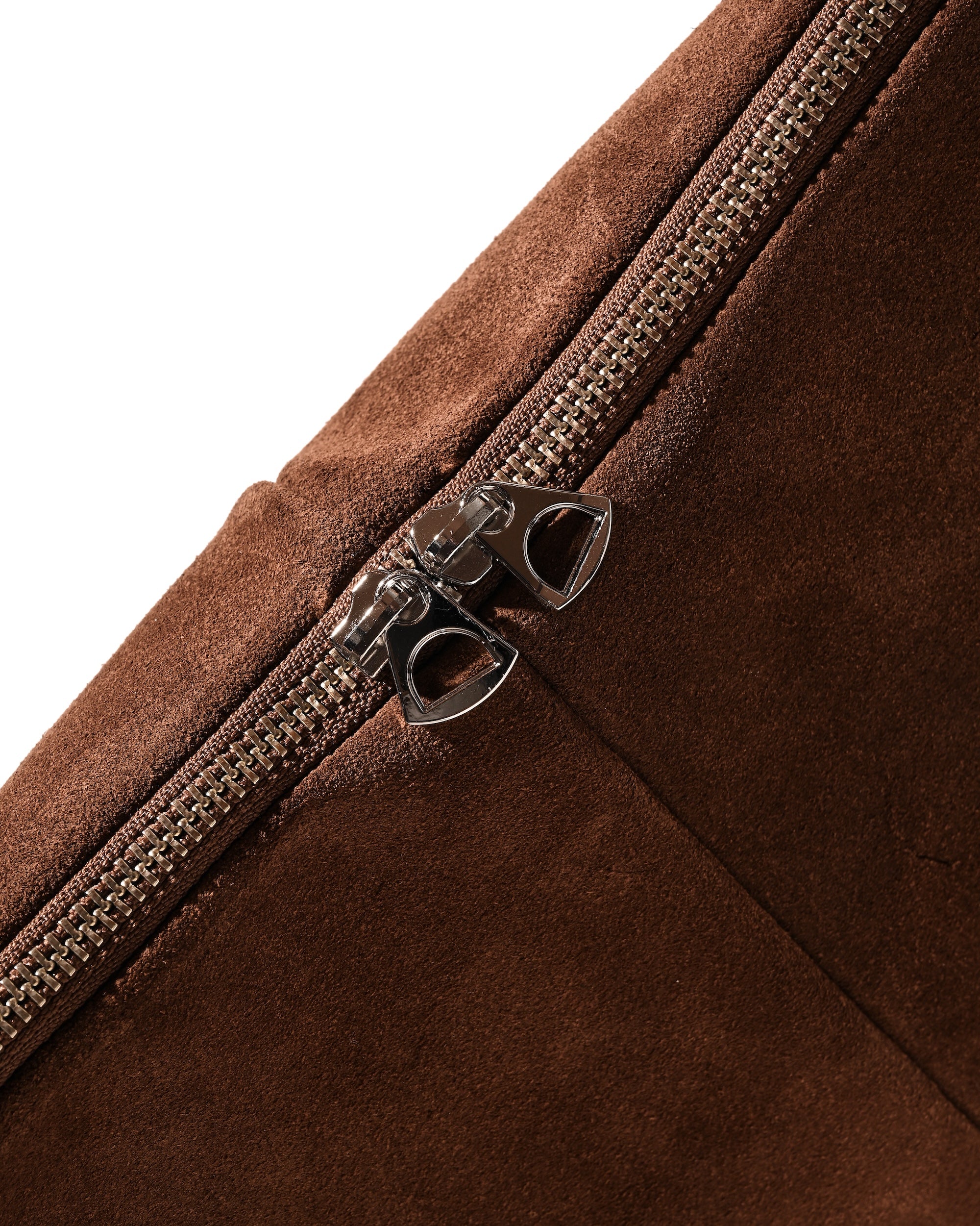【1.7 WED 20:00- IN STOCK】SUEDE NOMAD BAG (BROWN)