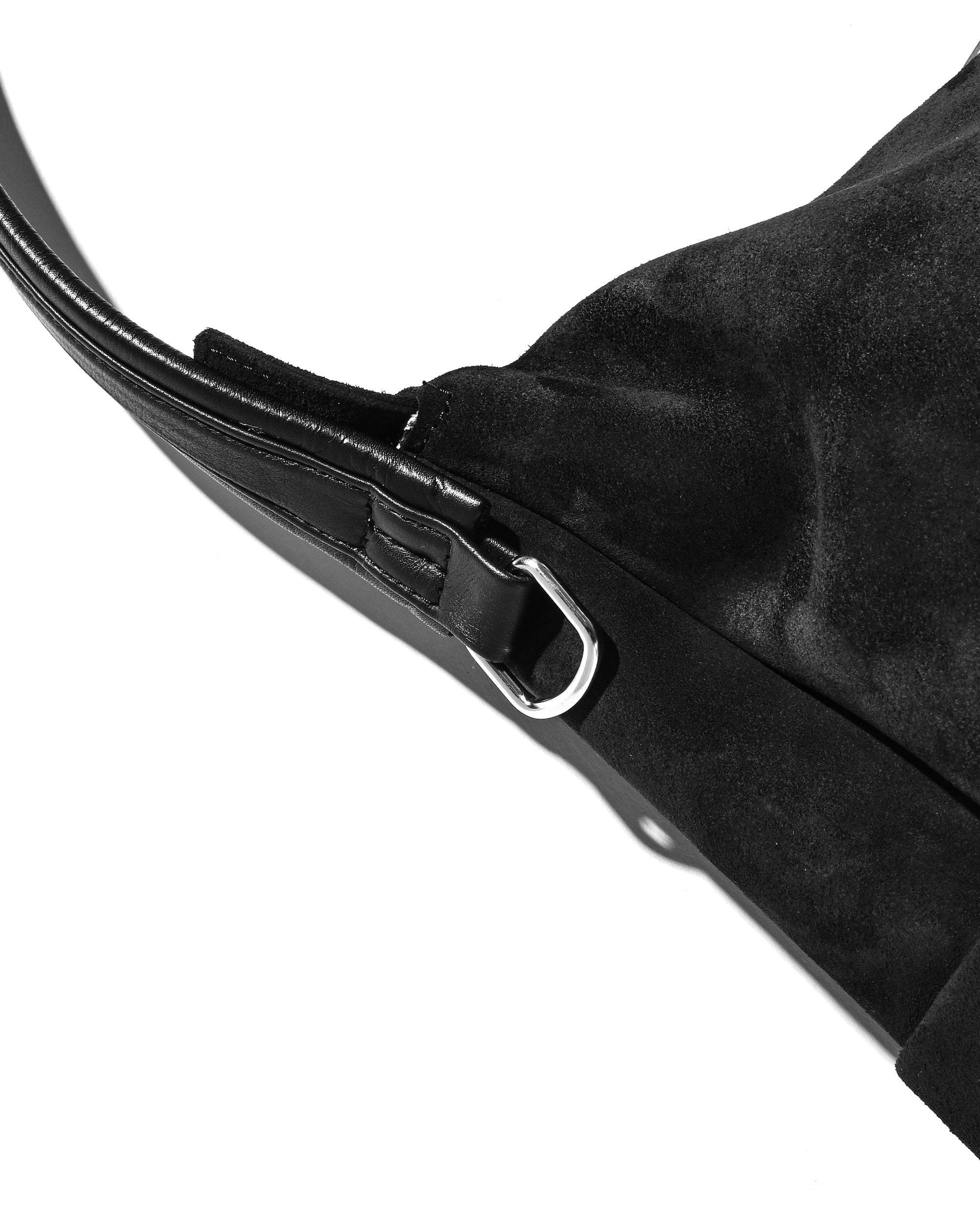 【1.7 WED 20:00- IN STOCK】SUEDE NOMAD BAG (BLACK)