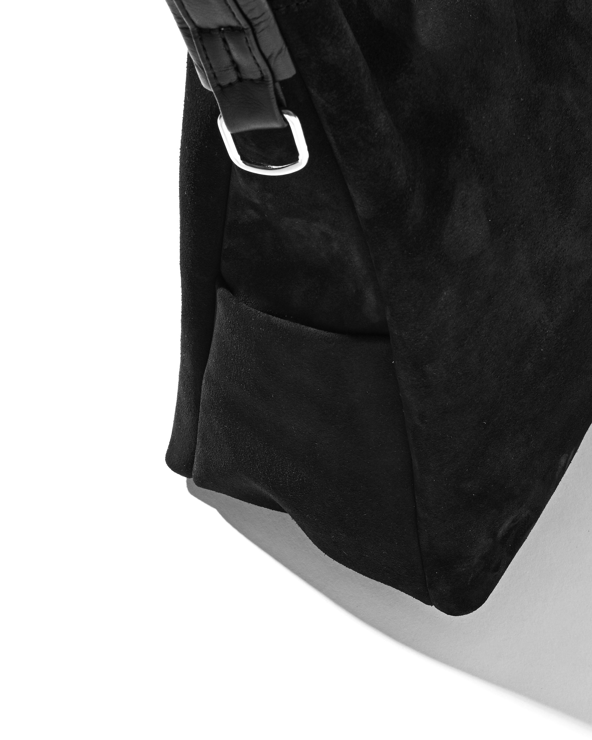 【1.7 WED 20:00- IN STOCK】SUEDE NOMAD BAG (BLACK)