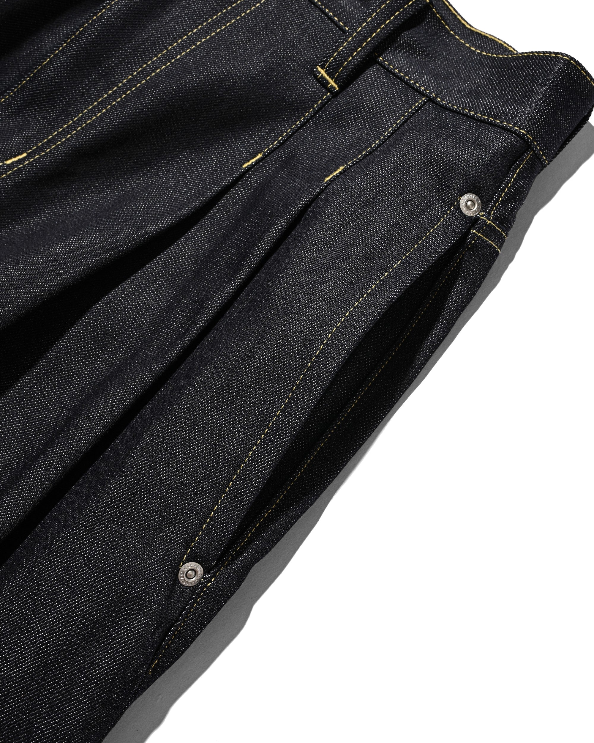 【8.19 WED 20:00- IN STOCK】RAW DENIM CITY WIDE STRAIGHT PANTS (RIGID INDIGO)