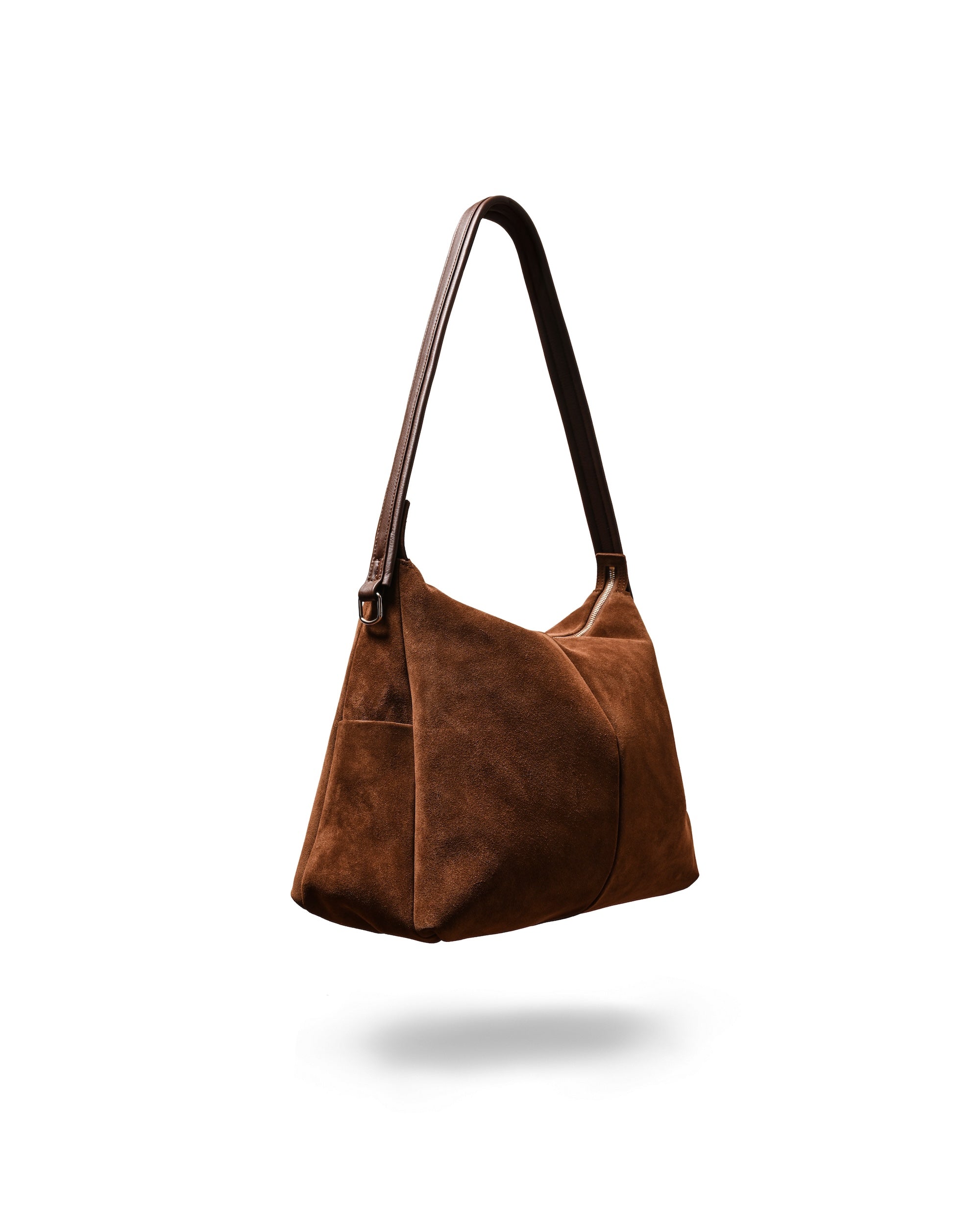 【1.7 WED 20:00- IN STOCK】SUEDE NOMAD BAG (BROWN)
