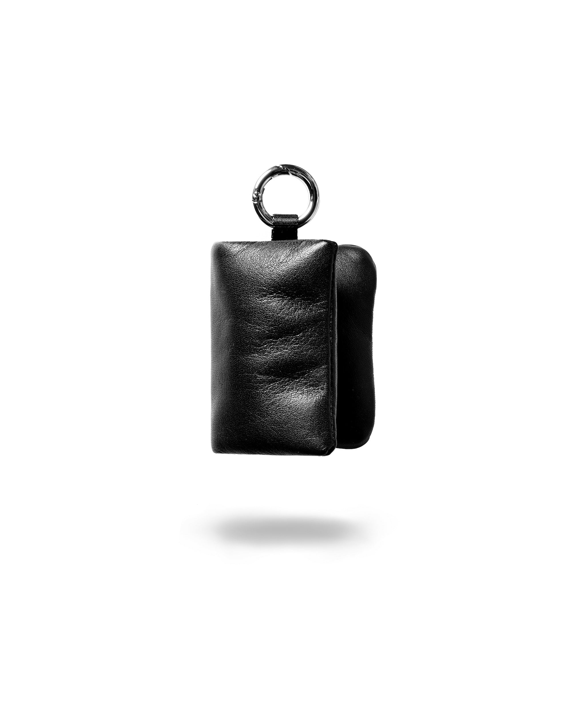 LEATHER PADDED AIRPODS CASE (BLACK)
