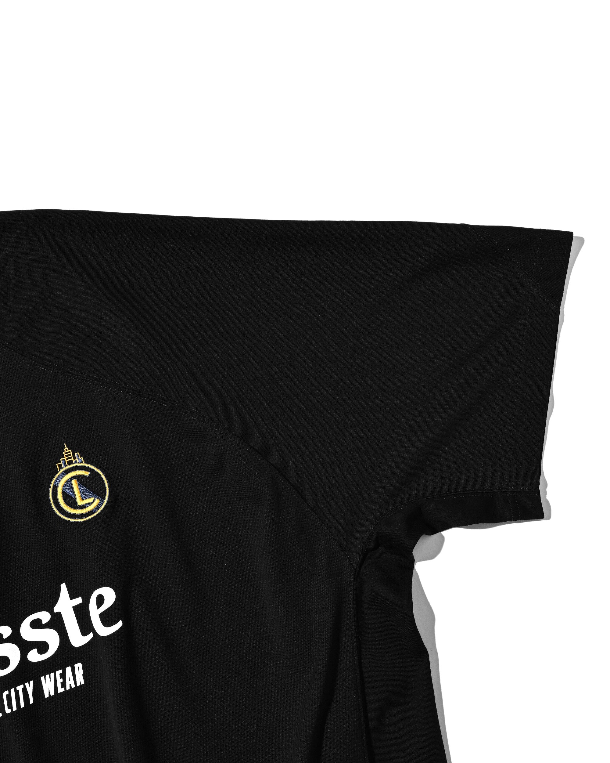 【8.29 SAT 20:00- IN STOCK】EMBROIDERED GAME S/S T-SHIRT WITH DRAWSTRINGS (BLACK)