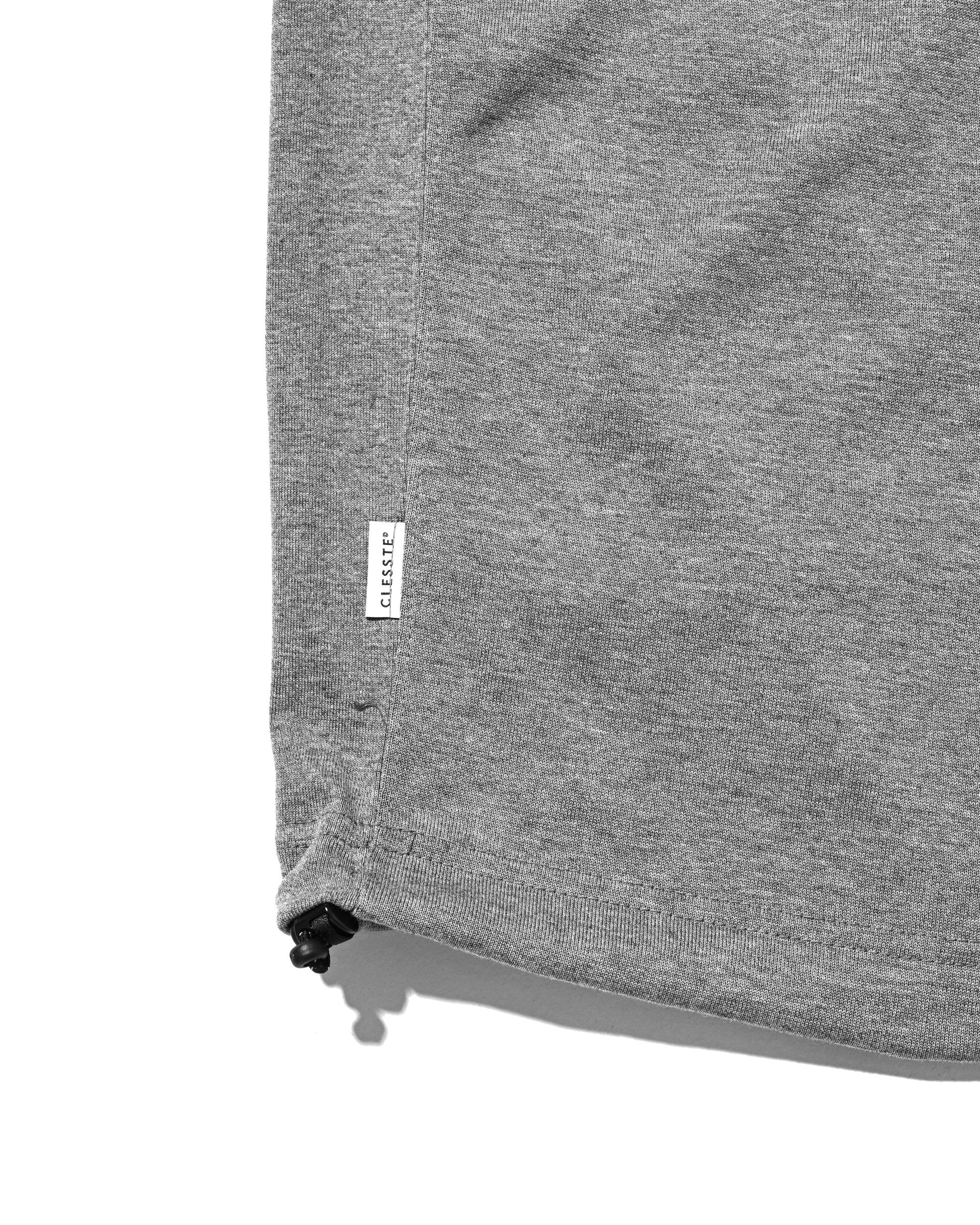 【8.29 SAT 20:00- IN STOCK】EMBROIDERED GAME S/S T-SHIRT WITH DRAWSTRINGS (HEATHER GRAY)