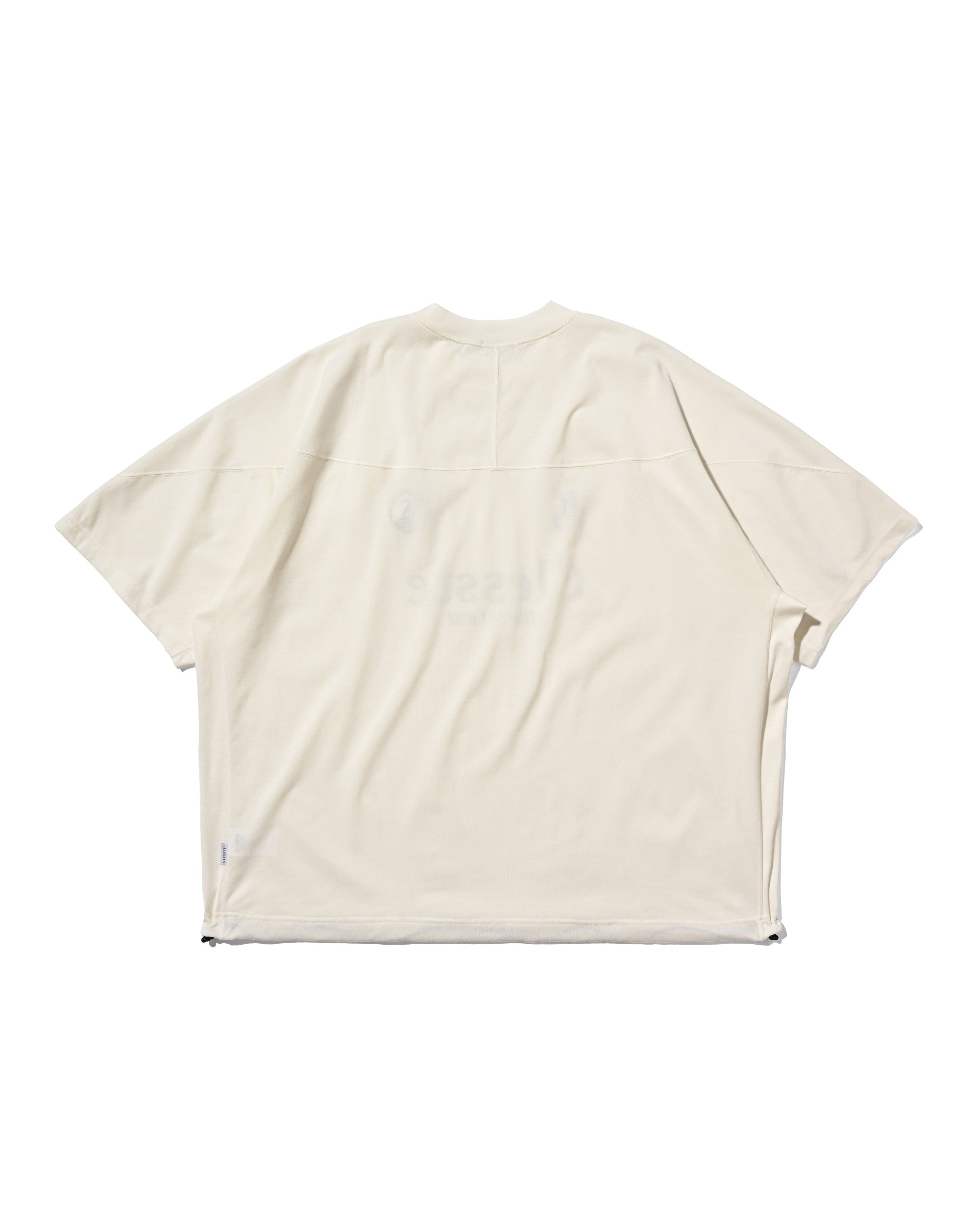【8.29 SAT 20:00- IN STOCK】EMBROIDERED GAME S/S T-SHIRT WITH DRAWSTRINGS (WHITE)