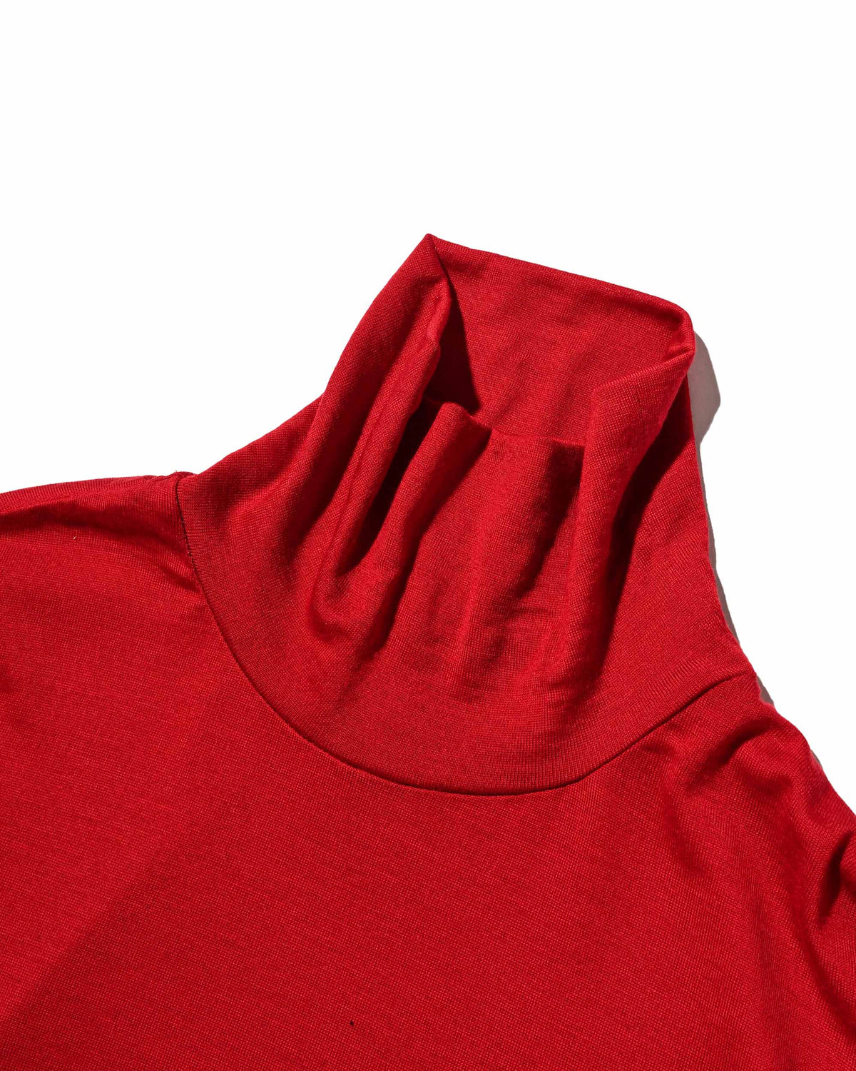 【9.16 WED 20:00- IN STOCK】MERINO WOOL L/S TURTLENECK TEE (RED)