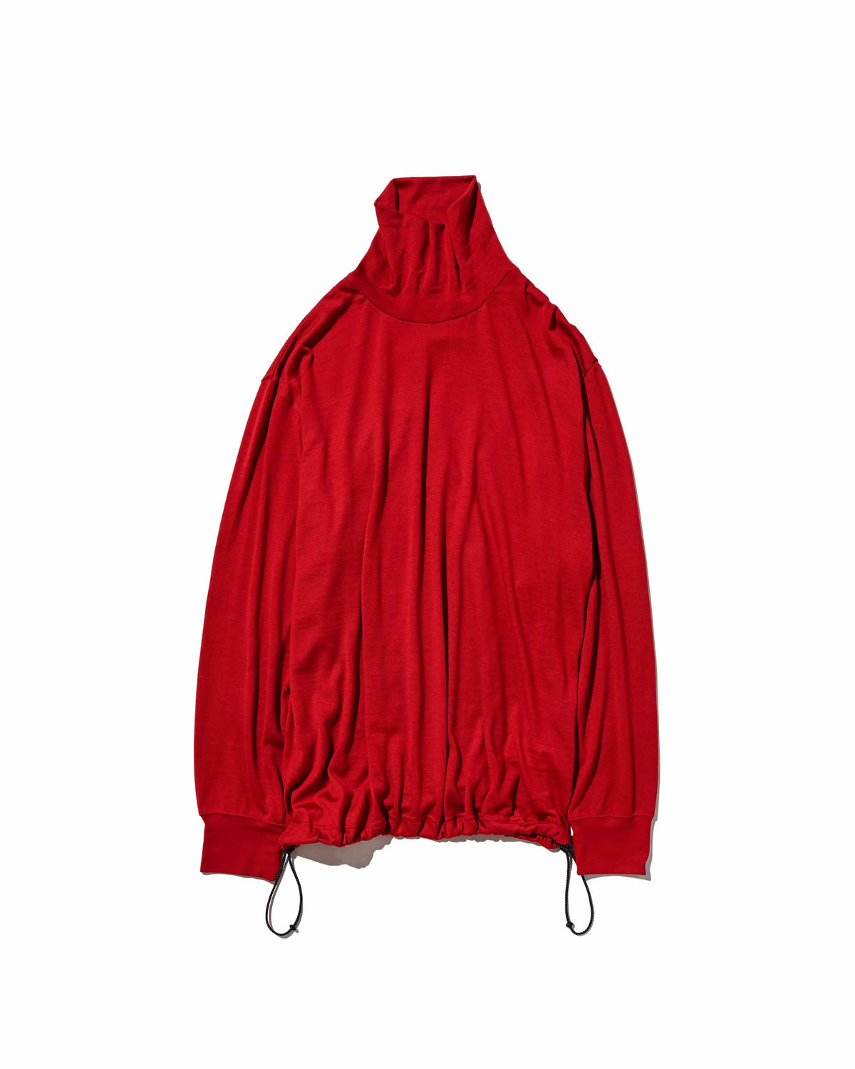 【9.16 WED 20:00- IN STOCK】MERINO WOOL L/S TURTLENECK TEE (RED)