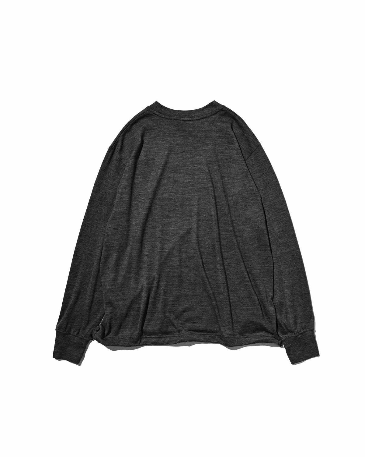 【9.16 WED 20:00- IN STOCK】MERINO WOOL L/S TEE (GRAY)