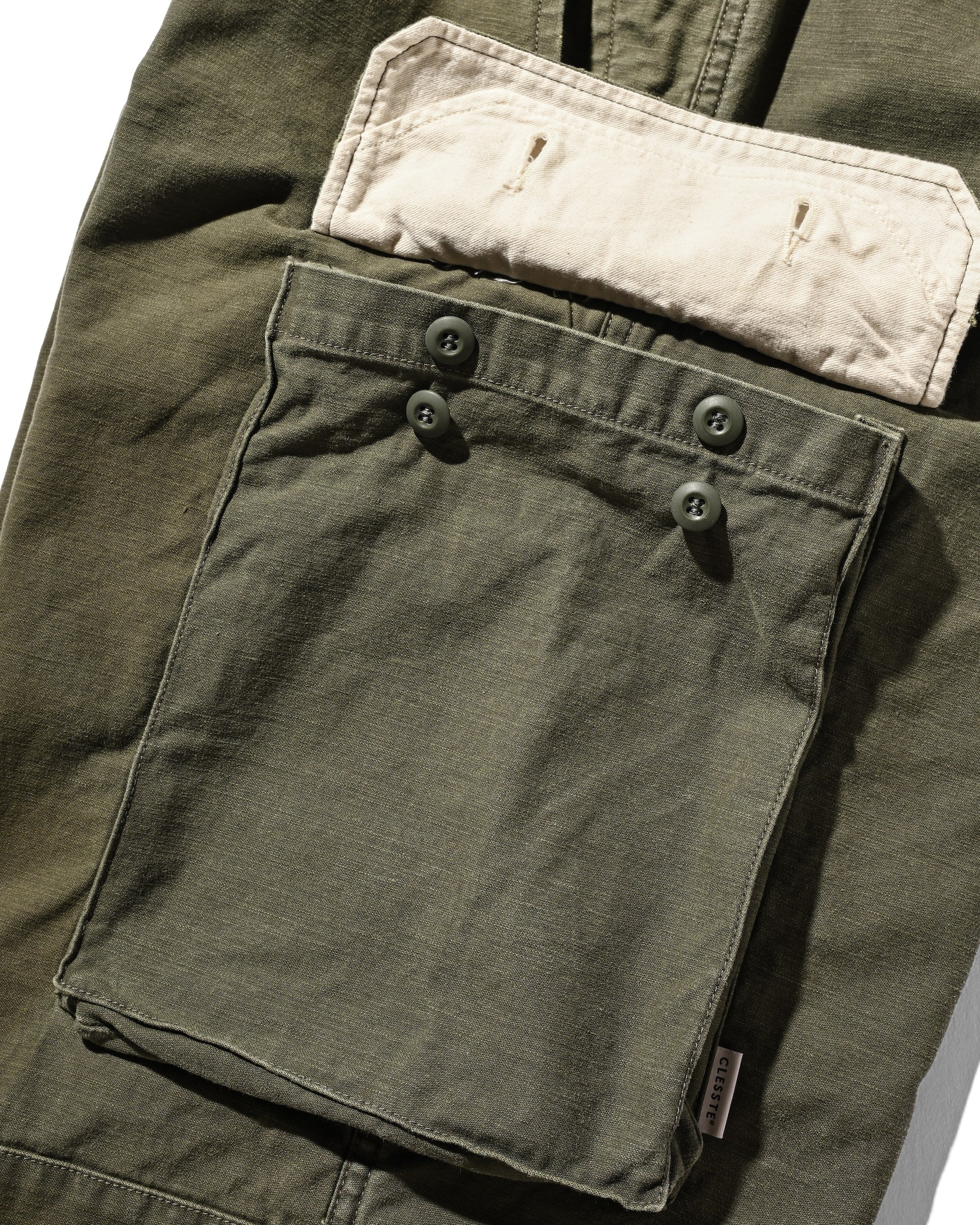 VINTAGE EFFECT M47 PANTS (OLIVE)